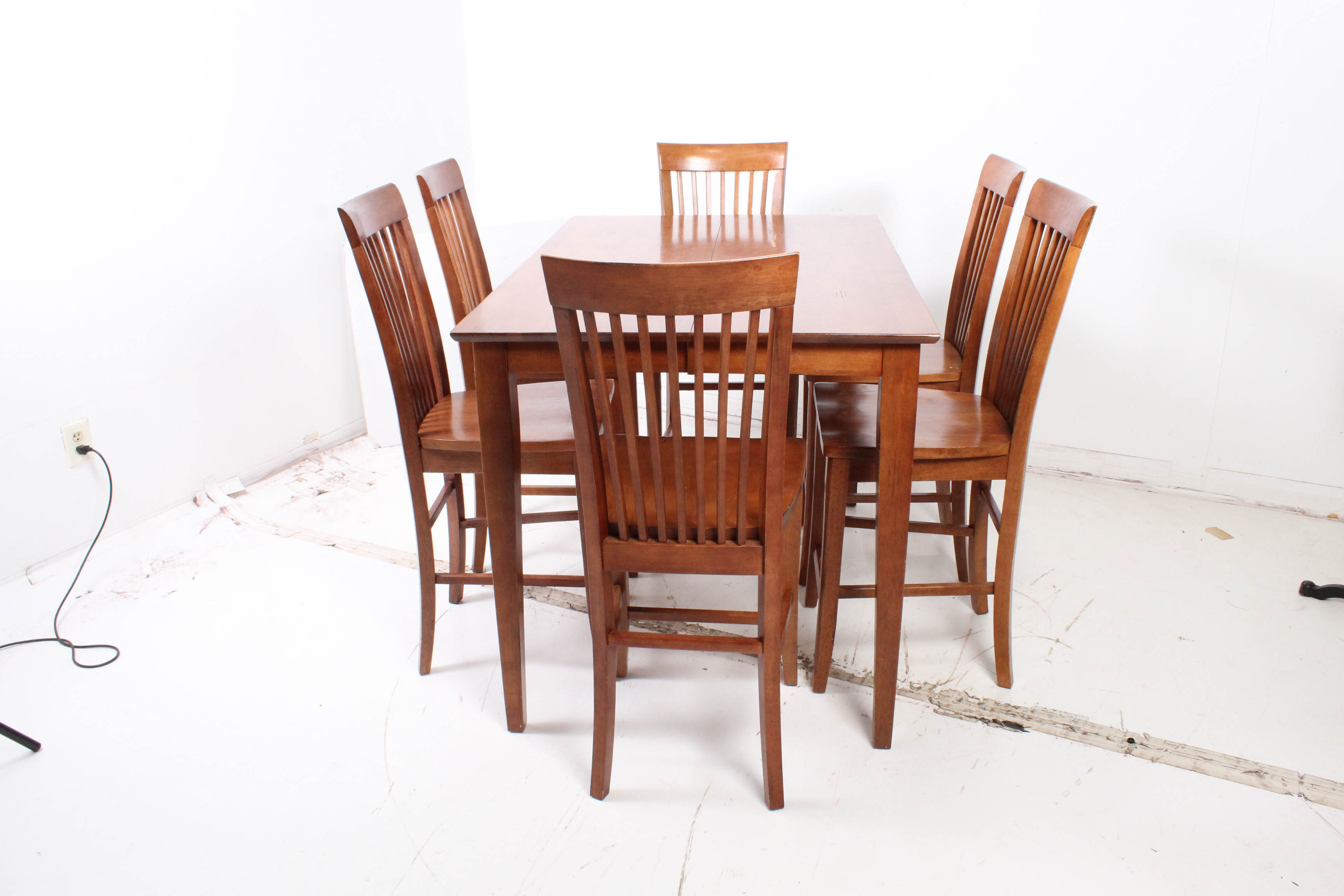 Tall Dining Table with Chairs
