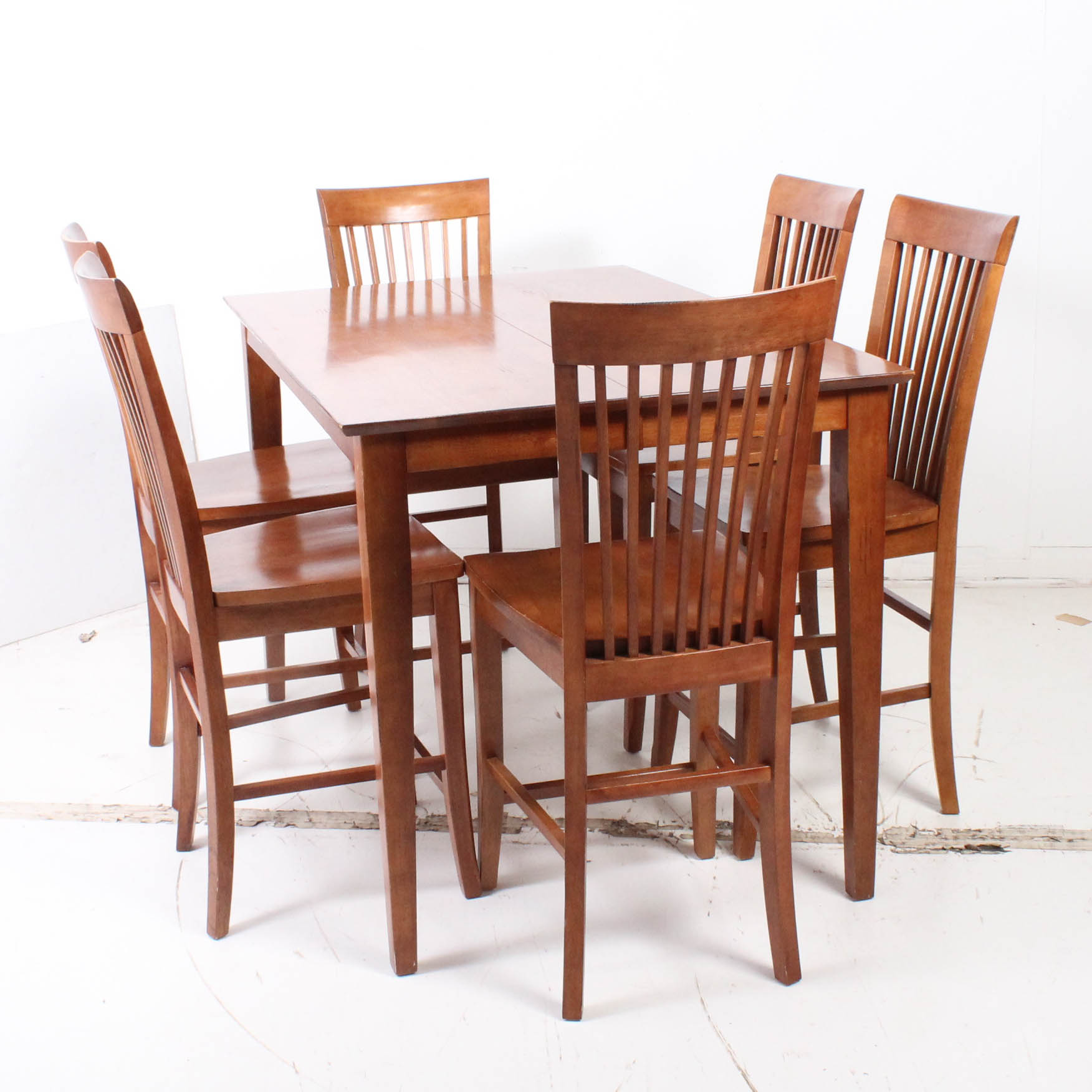 Tall Dining Table with Chairs