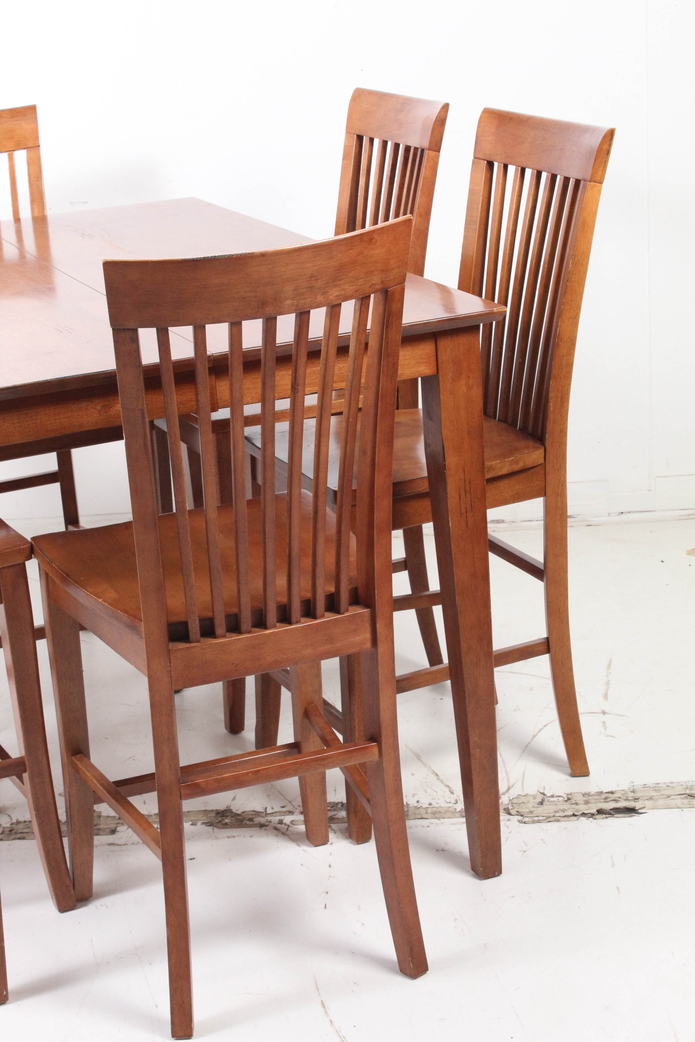 Tall Dining Table with Chairs