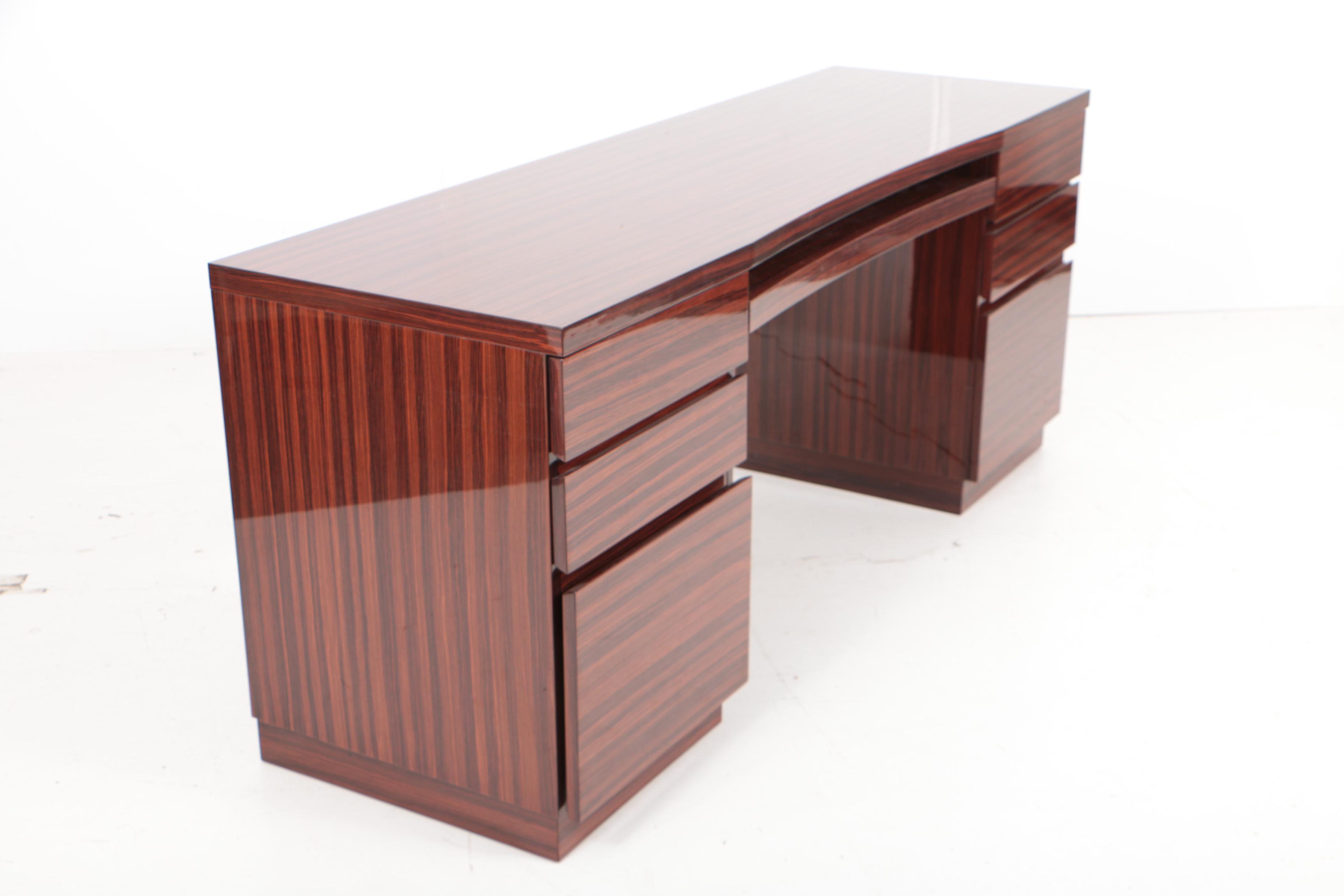 Excelsior Designs Rosewood Twin-Pedestal Desk