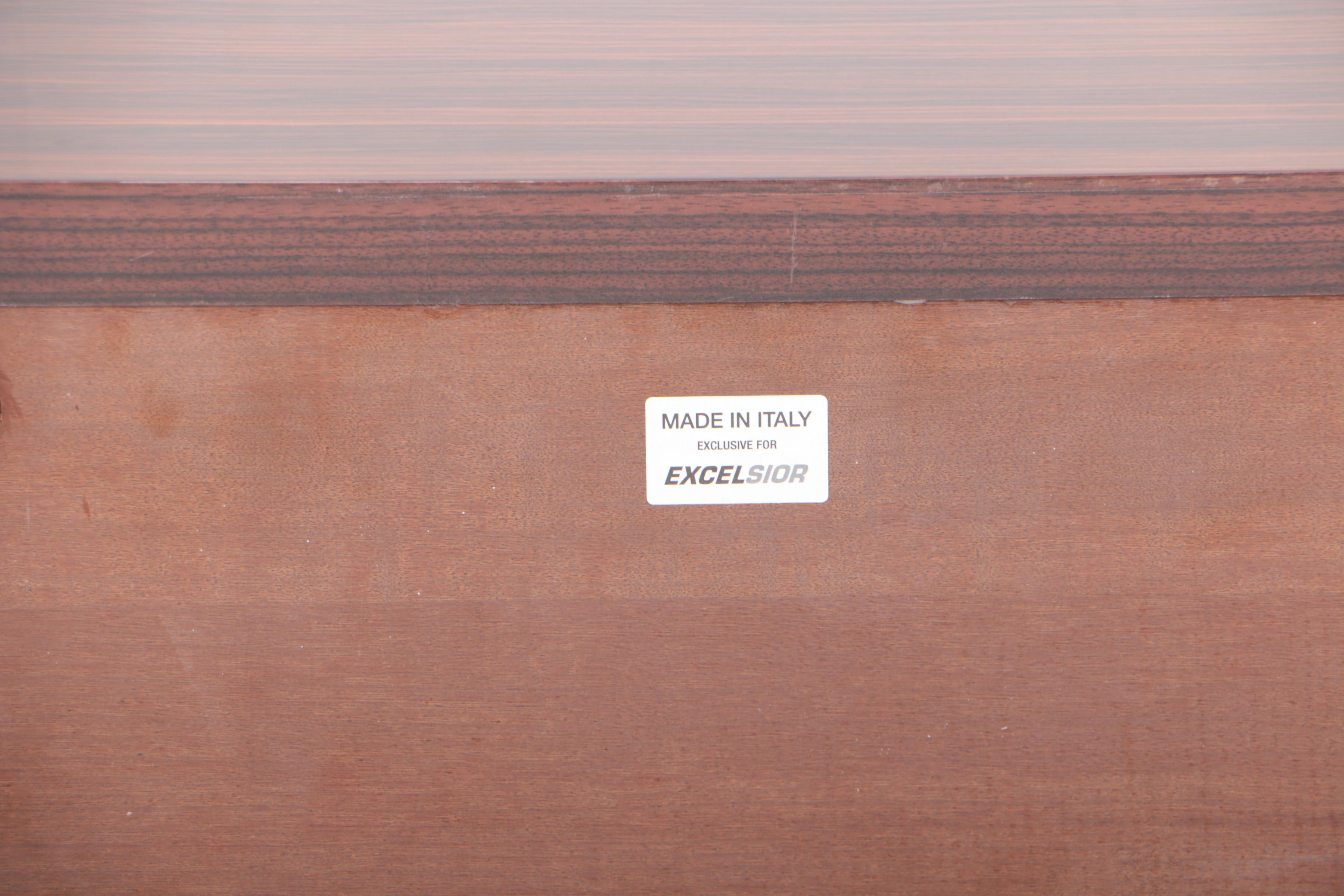 Excelsior Designs Rosewood Twin-Pedestal Desk