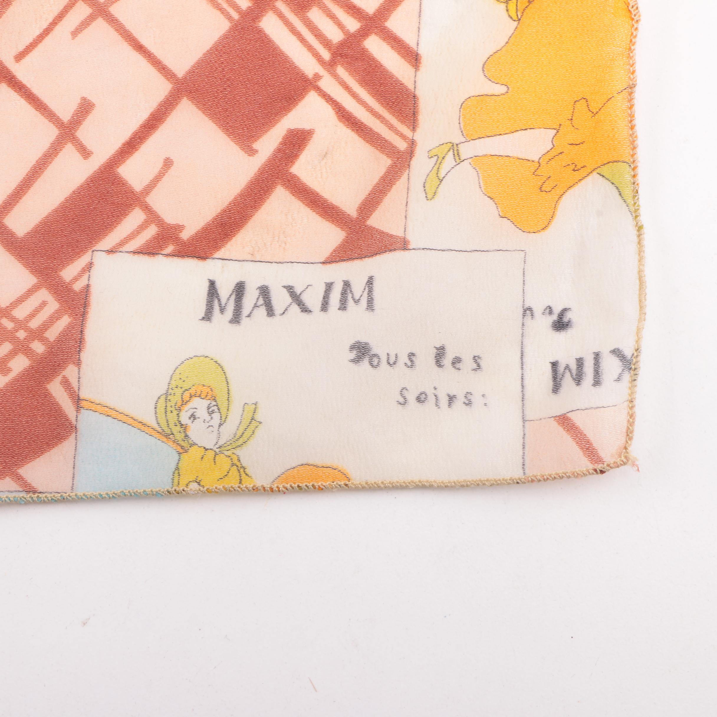 Women's Vintage Maxim Silk Blend Fashion Scarf