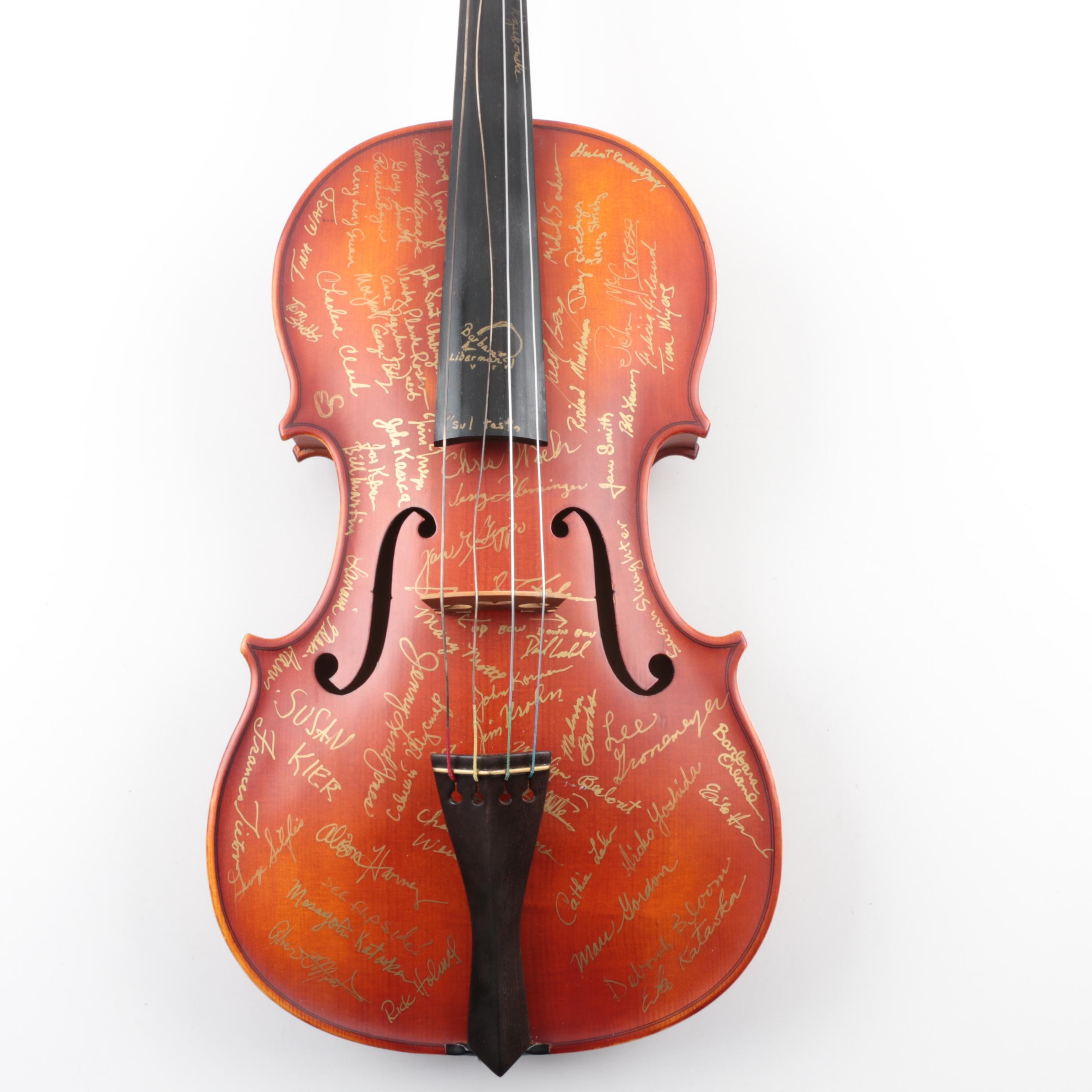 St. Louis Symphony Orchestra Signed Full-Sized Viola