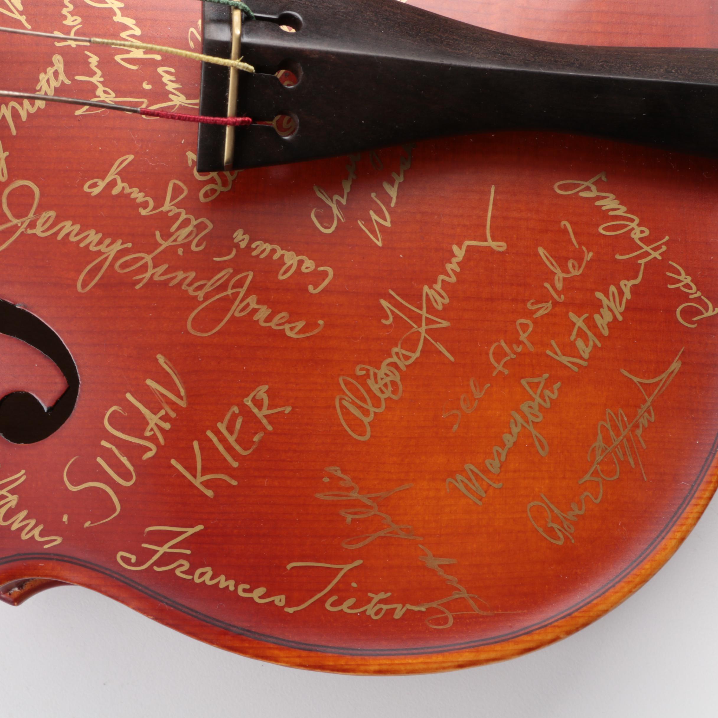 St. Louis Symphony Orchestra Signed Full-Sized Viola