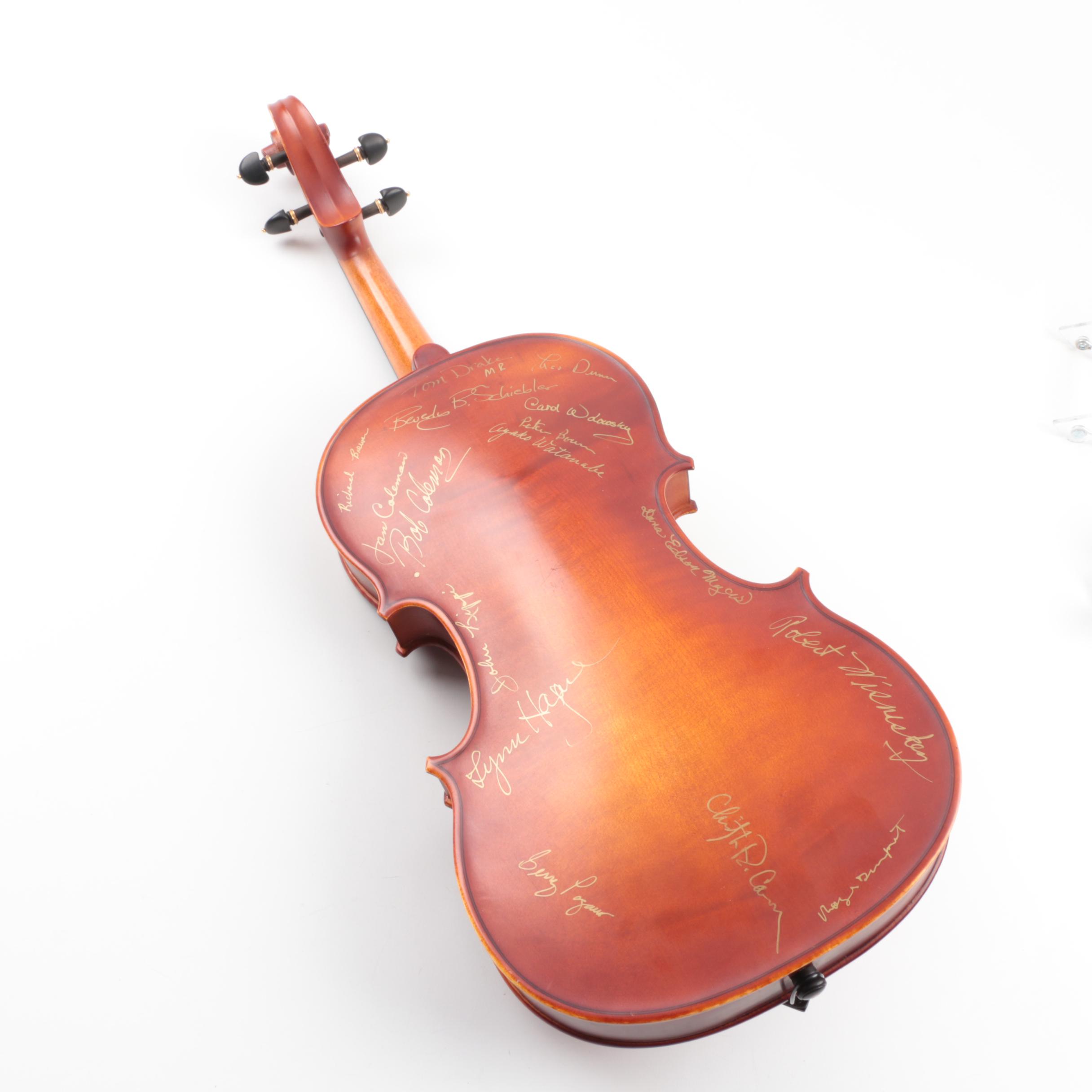 St. Louis Symphony Orchestra Signed Full-Sized Viola