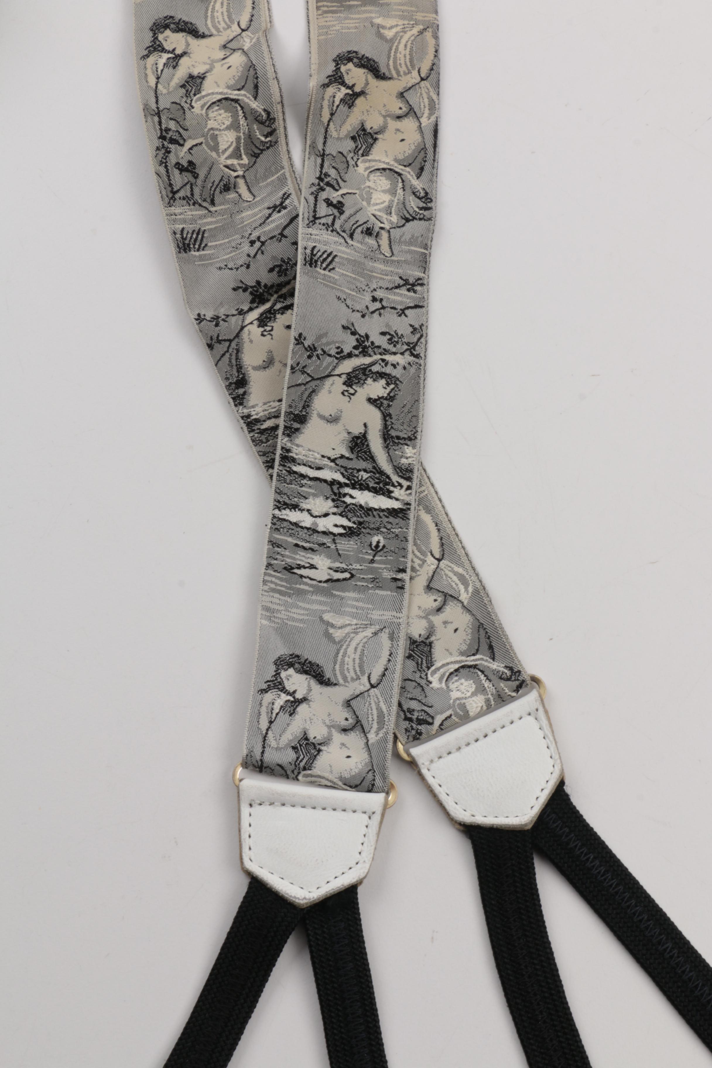 Men's Giorgio Armani Tuxedo Shirts with Bow Tie and Suspenders