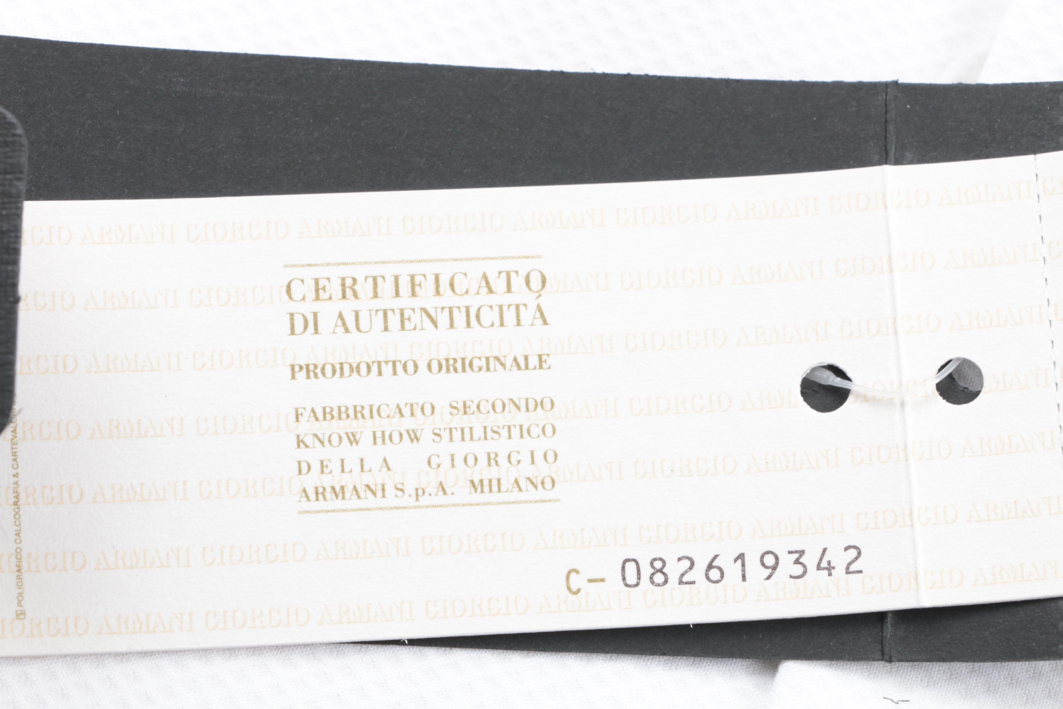 Men's Giorgio Armani Tuxedo Shirts with Bow Tie and Suspenders