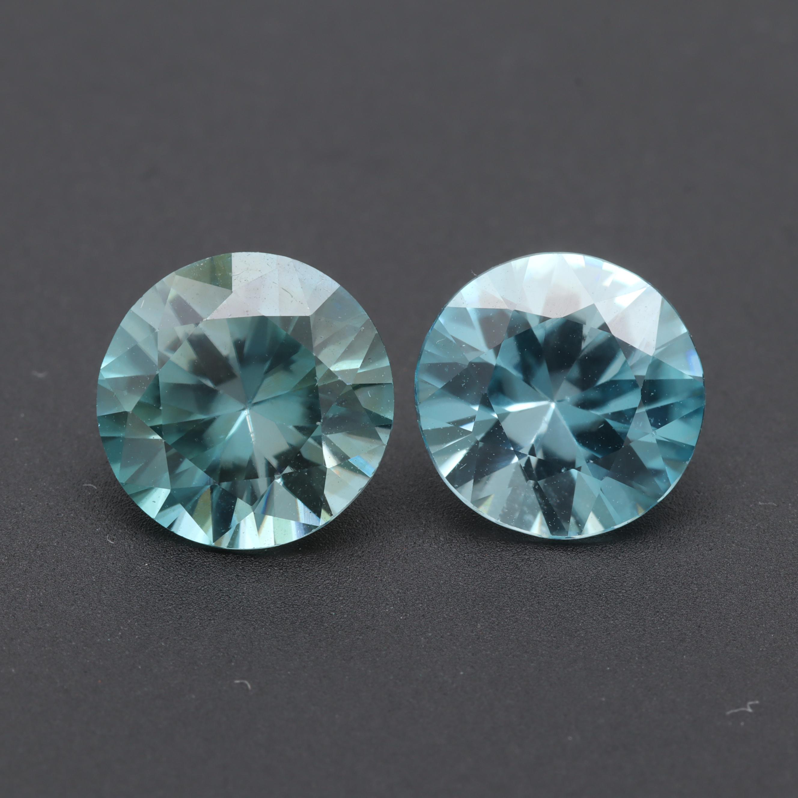 Loose 4.08 CTW Blue Zircon