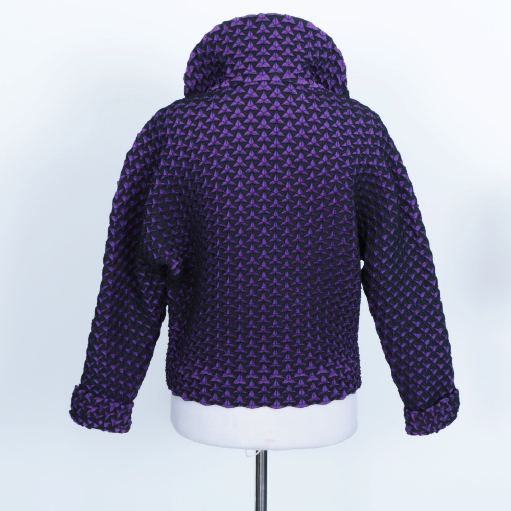 Issey Miyake Egg Crate Purple Women's Jacket