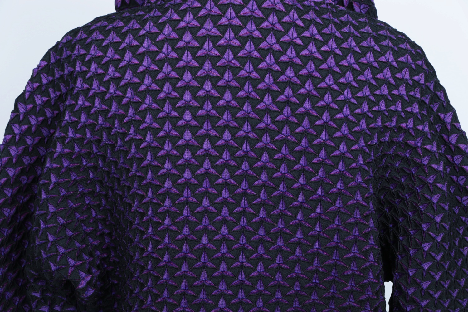 Issey Miyake Egg Crate Purple Women's Jacket