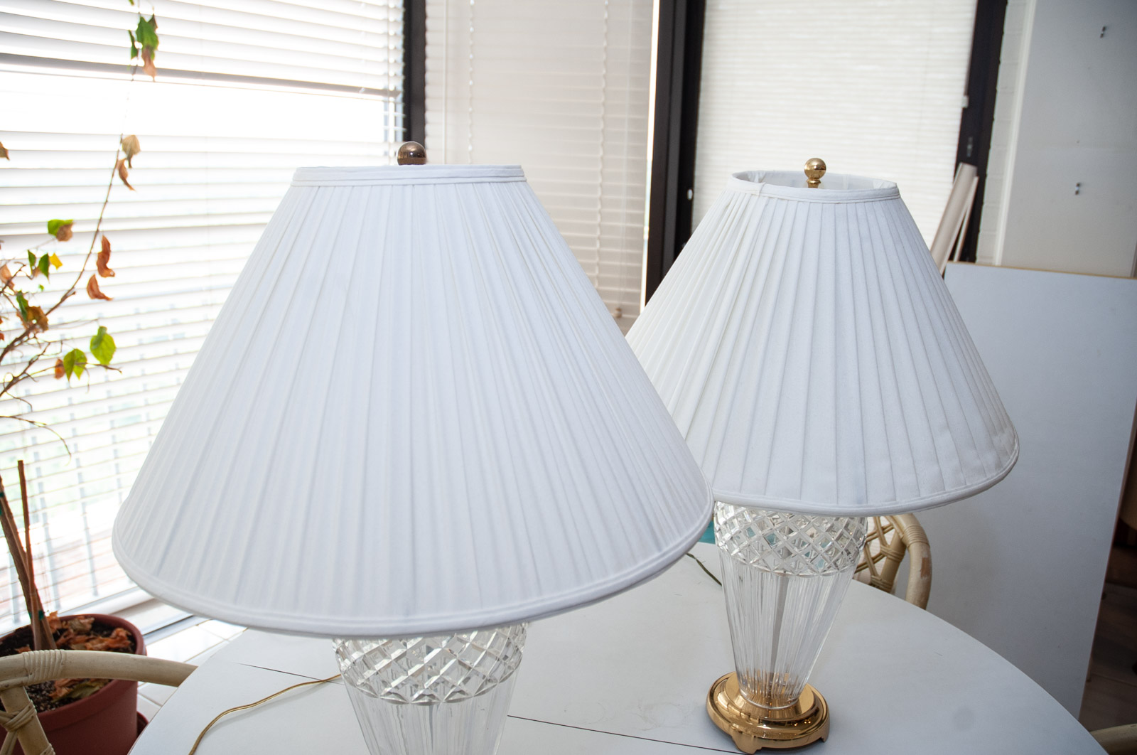 Waterford Crystal "Belline" Table Lamps