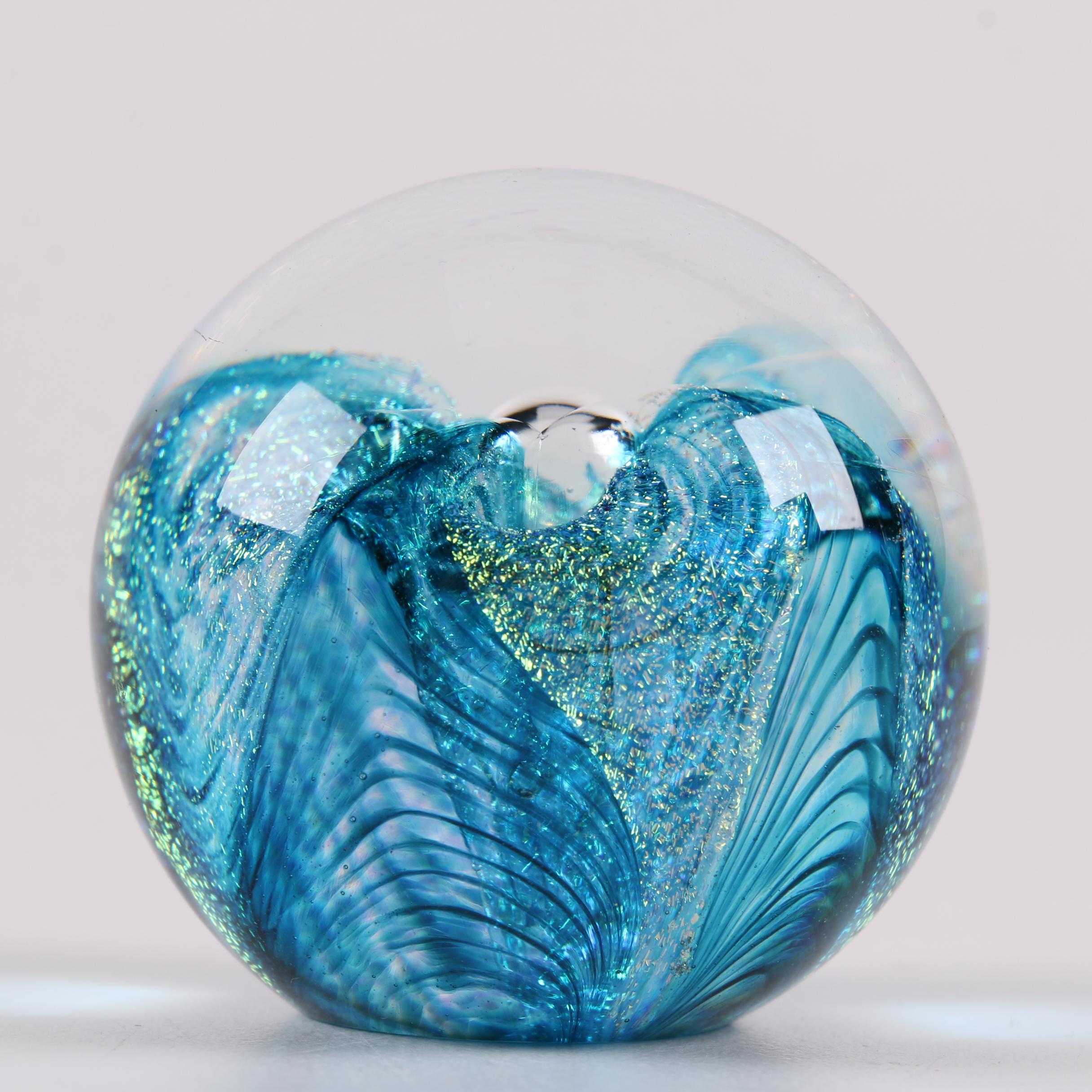 Glass Eye Studio Blown Glass Paperweight