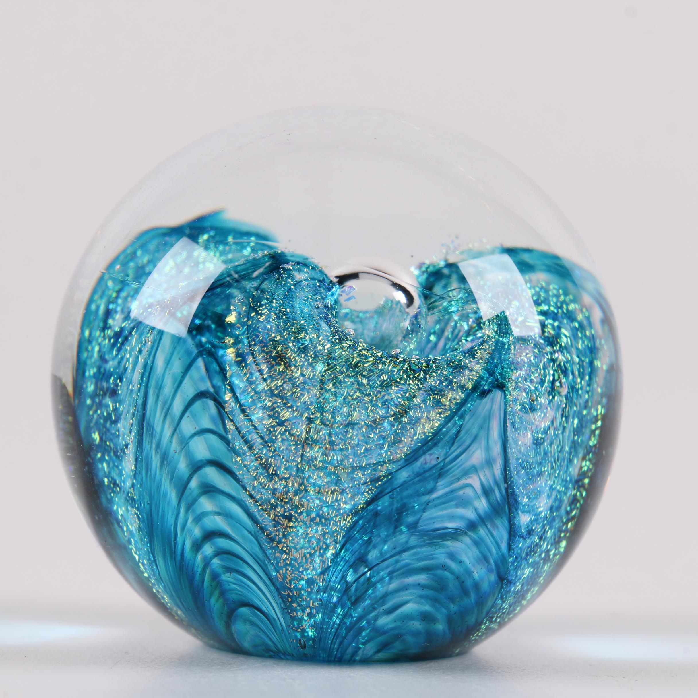 Glass Eye Studio Blown Glass Paperweight