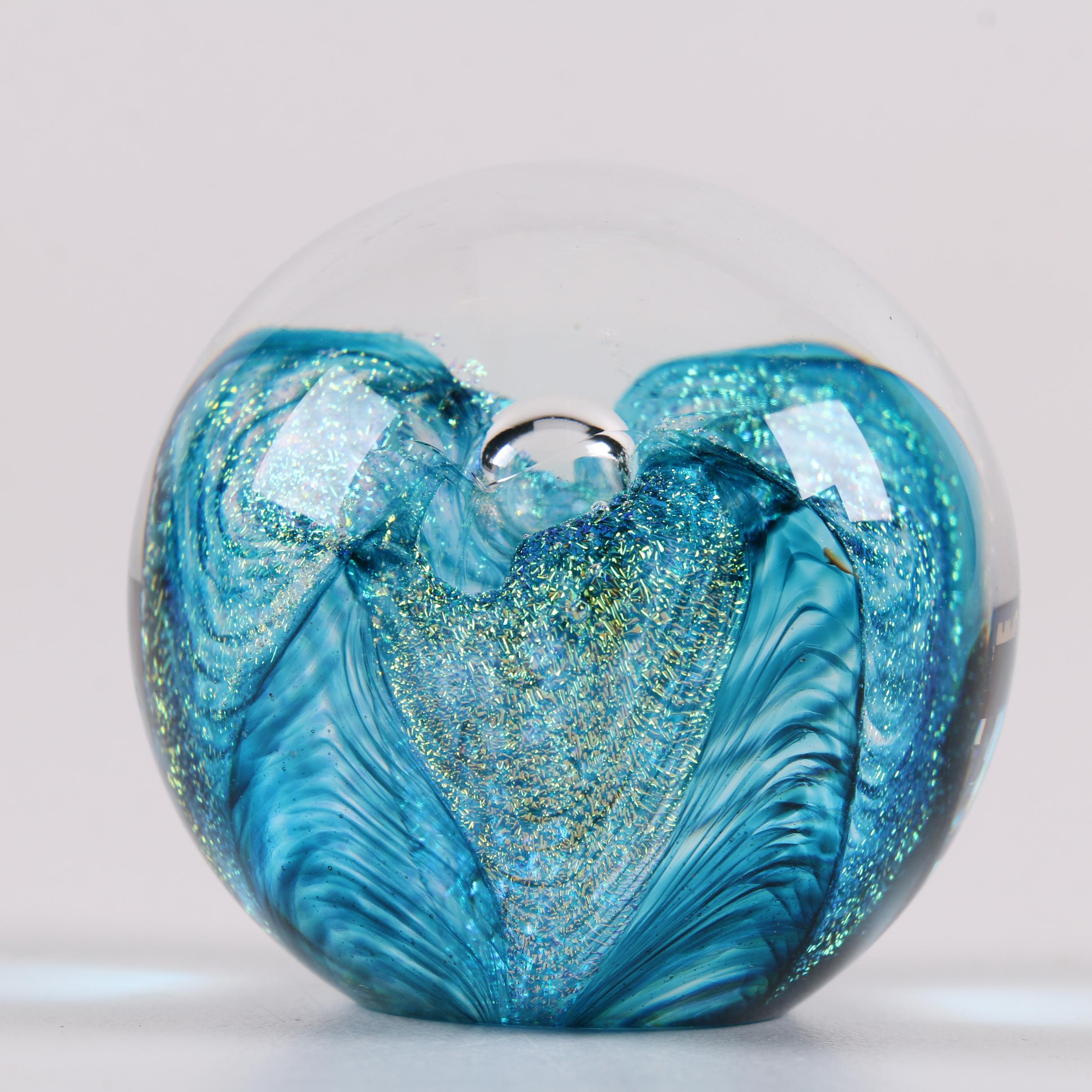 Glass Eye Studio Blown Glass Paperweight