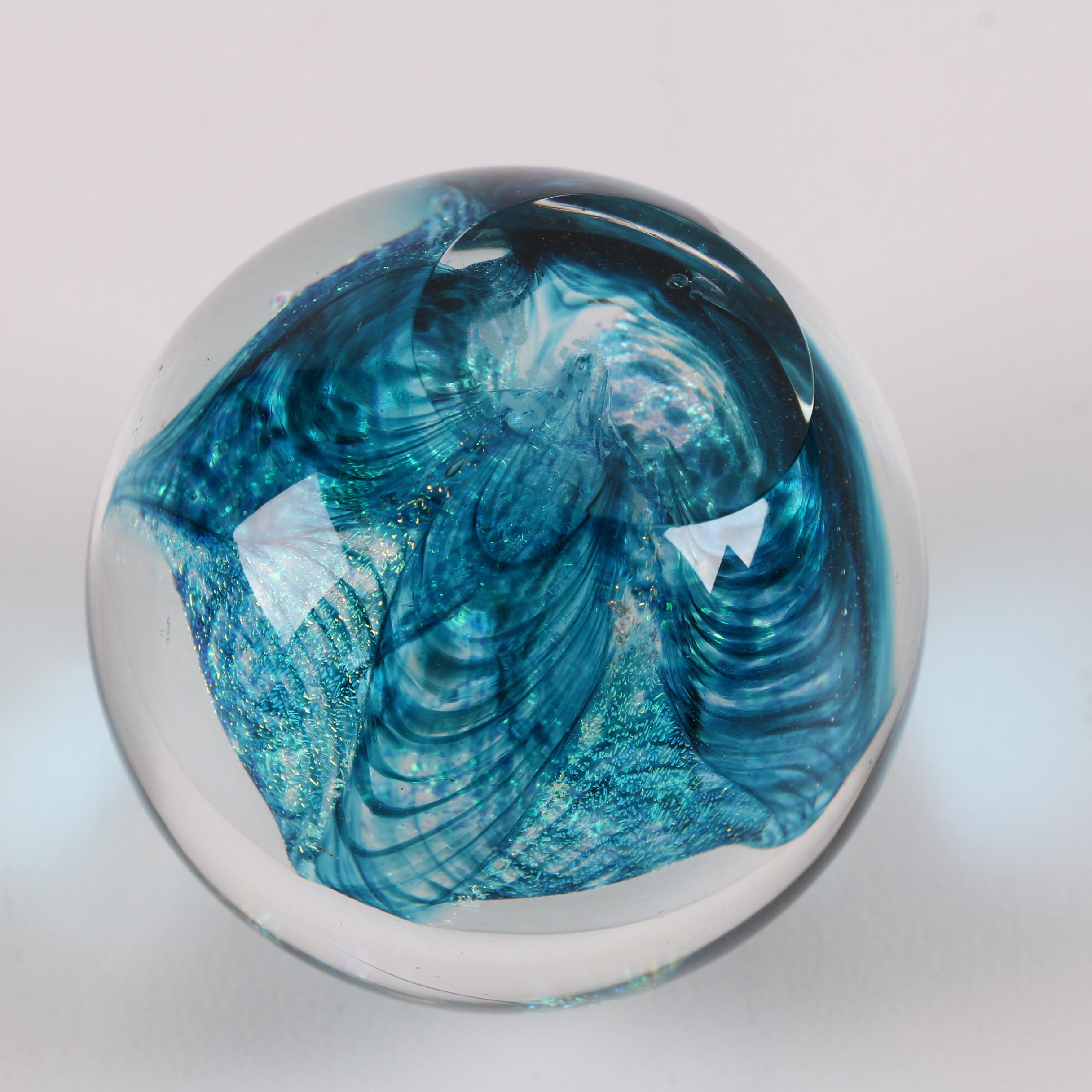 Glass Eye Studio Blown Glass Paperweight