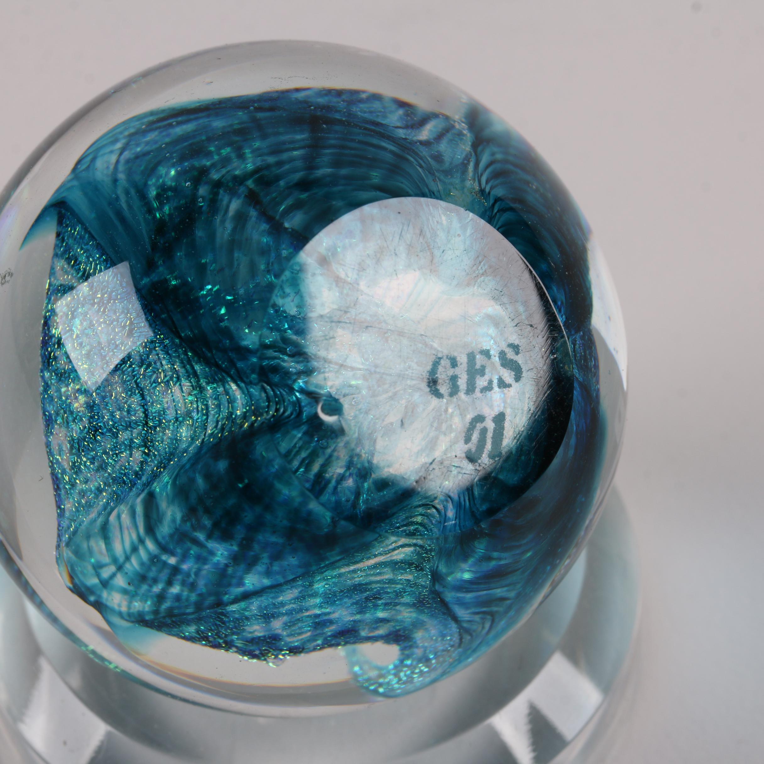 Glass Eye Studio Blown Glass Paperweight