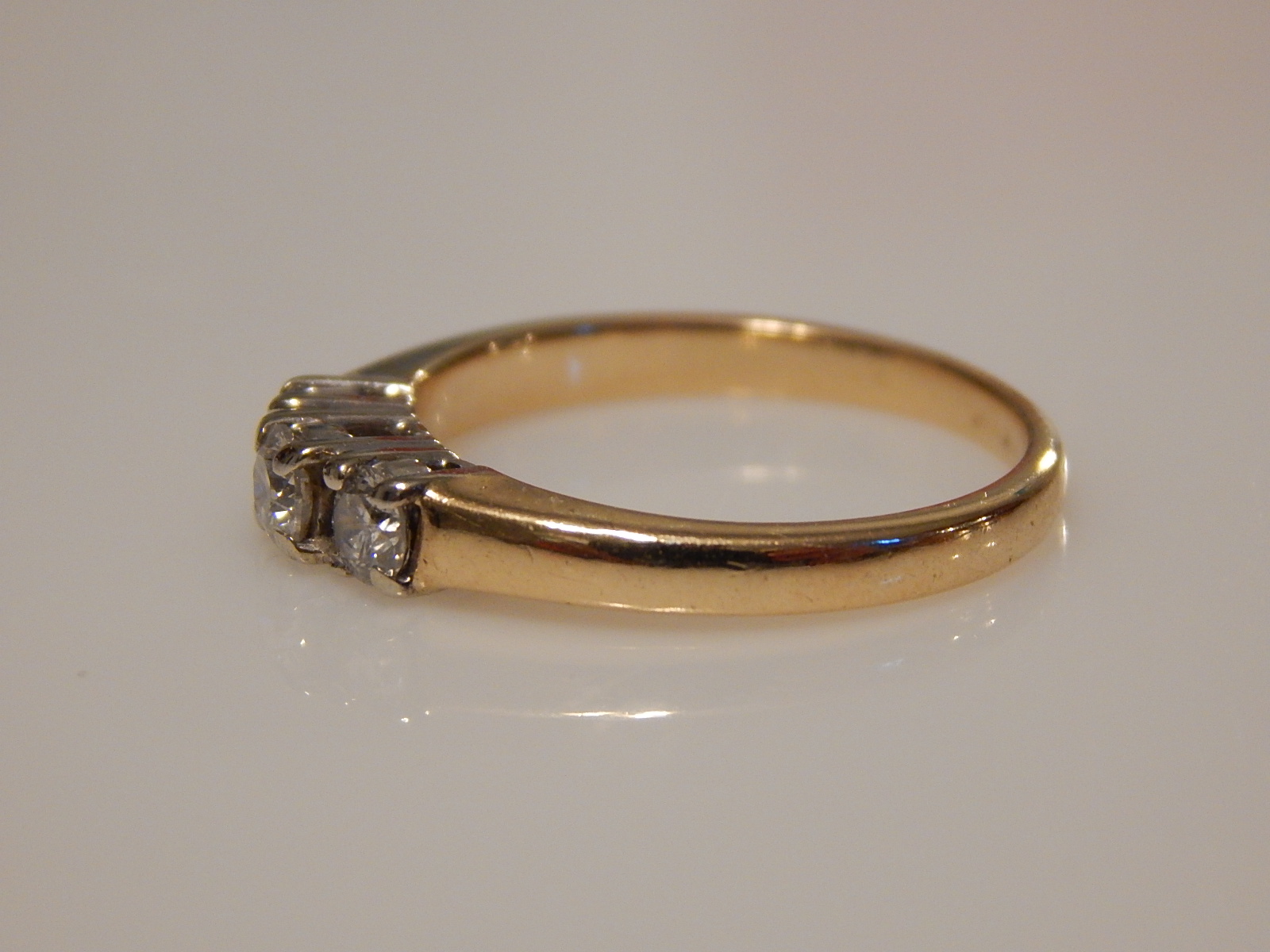 14K Yellow Gold Diamond Ring