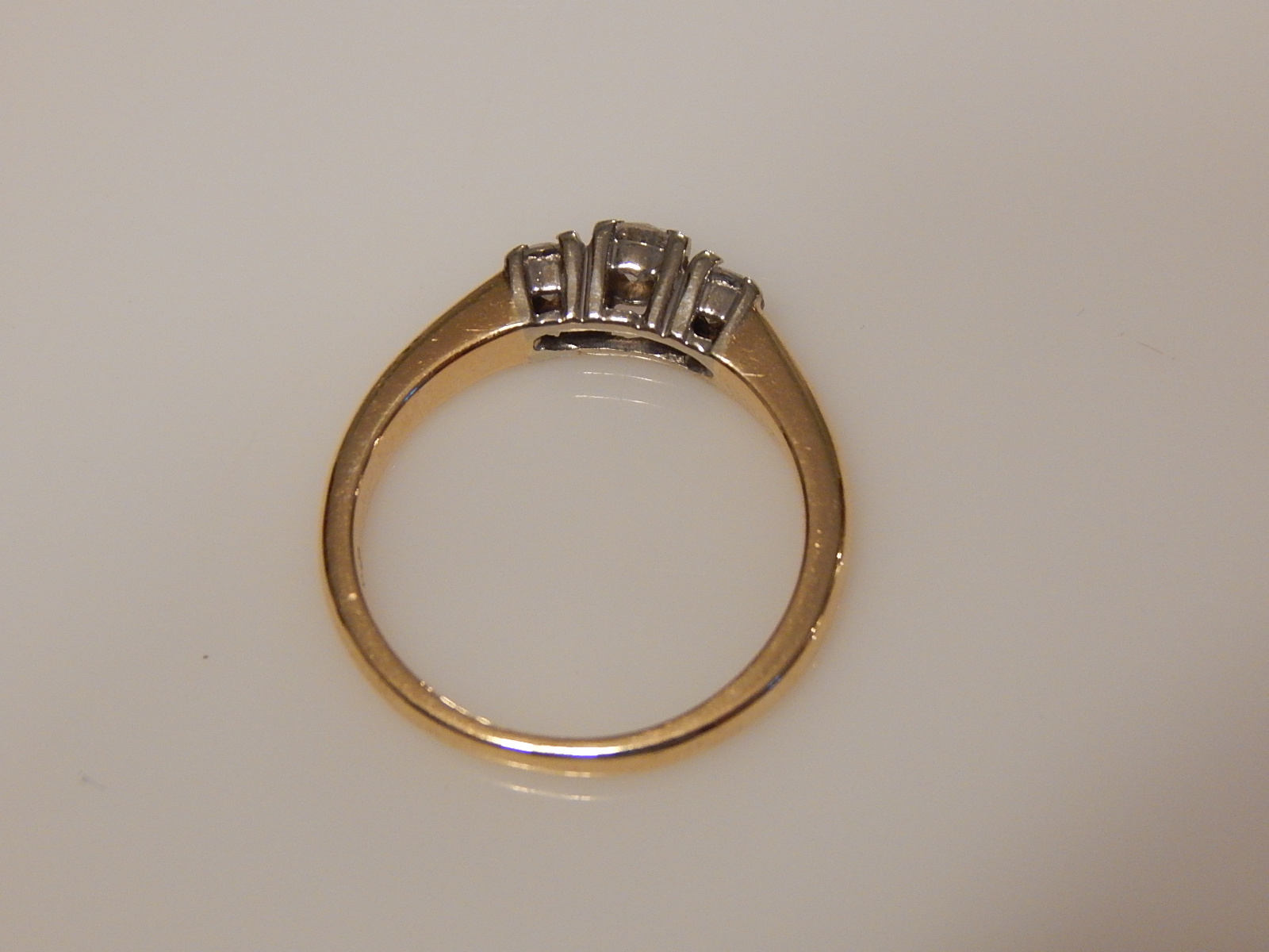 14K Yellow Gold Diamond Ring