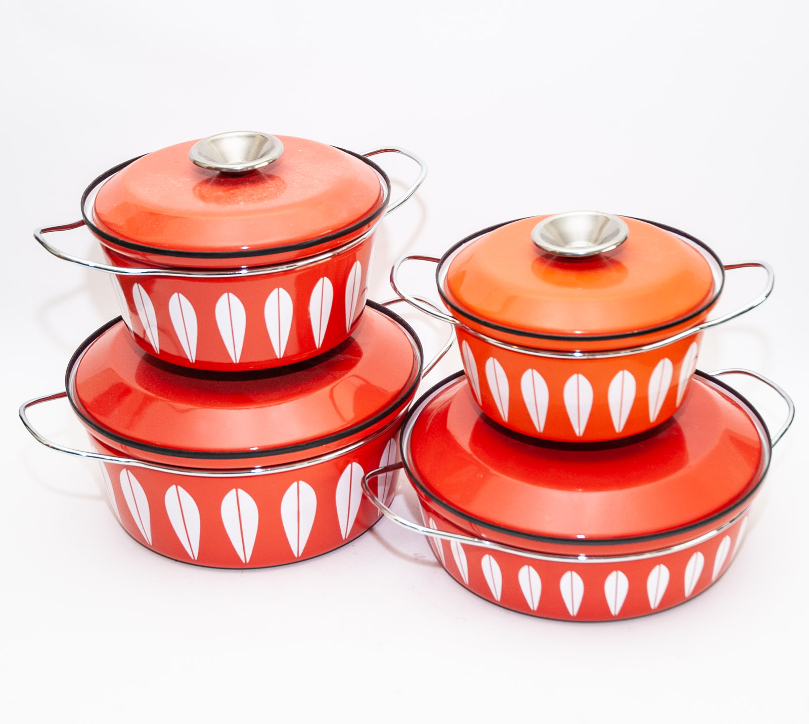 Vintage Cathrineholm of Norway Enamel Cookware