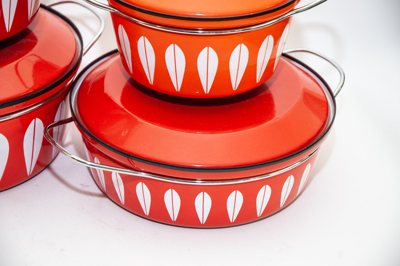 Vintage Cathrineholm of Norway Enamel Cookware