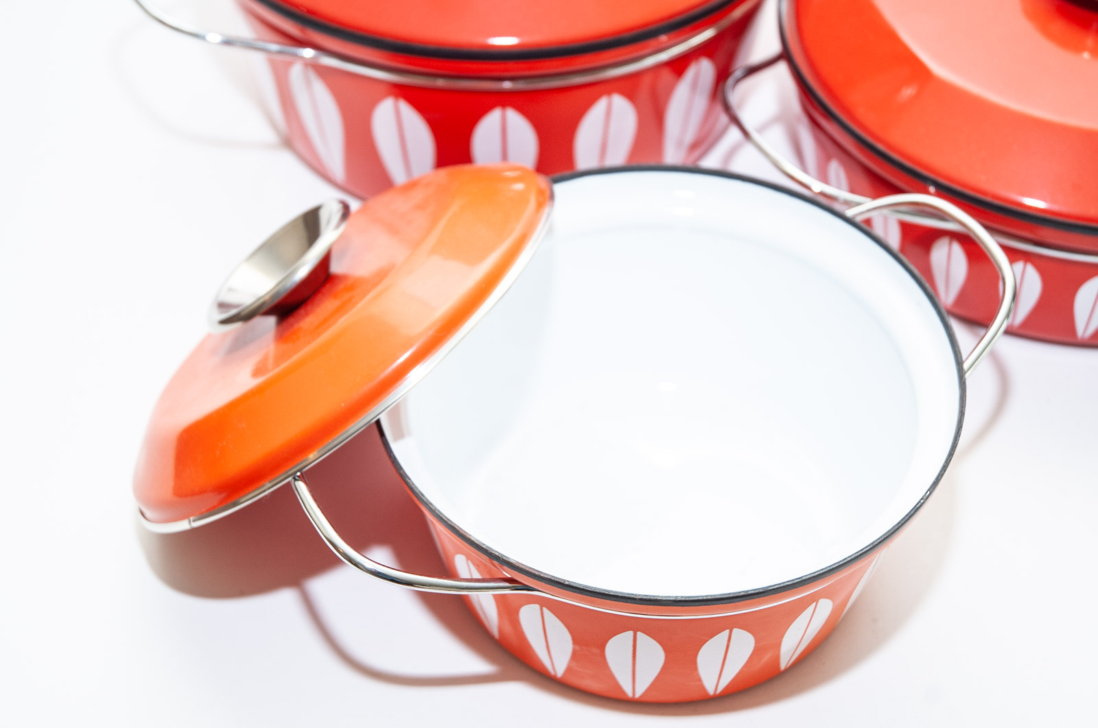 Vintage Cathrineholm of Norway Enamel Cookware