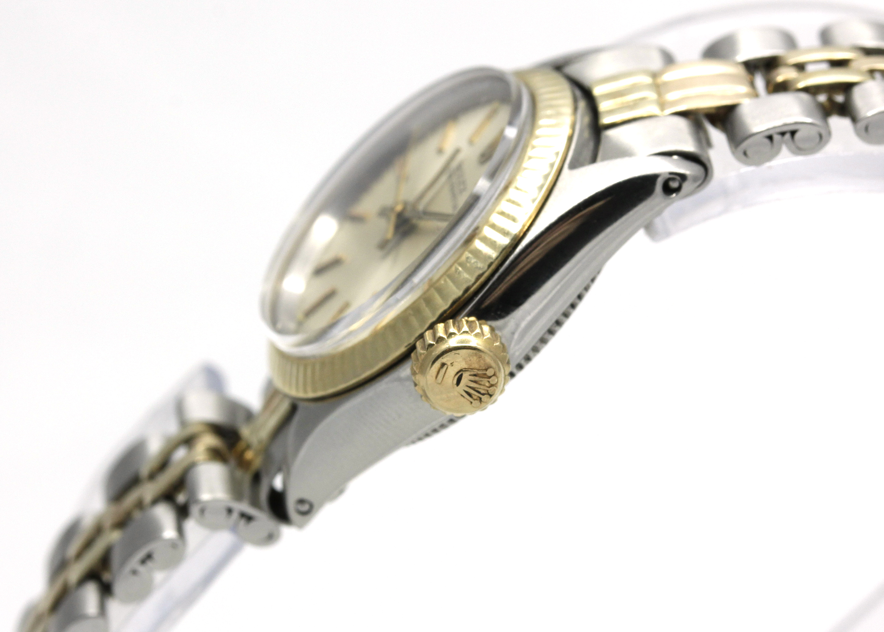 Rolex 14K Gold Accented and Stainless Steel Oyster Perpetual Watch