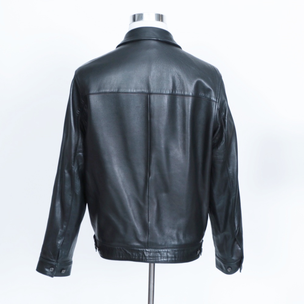 Polo Ralph Lauren Men's Black Leather Jacket