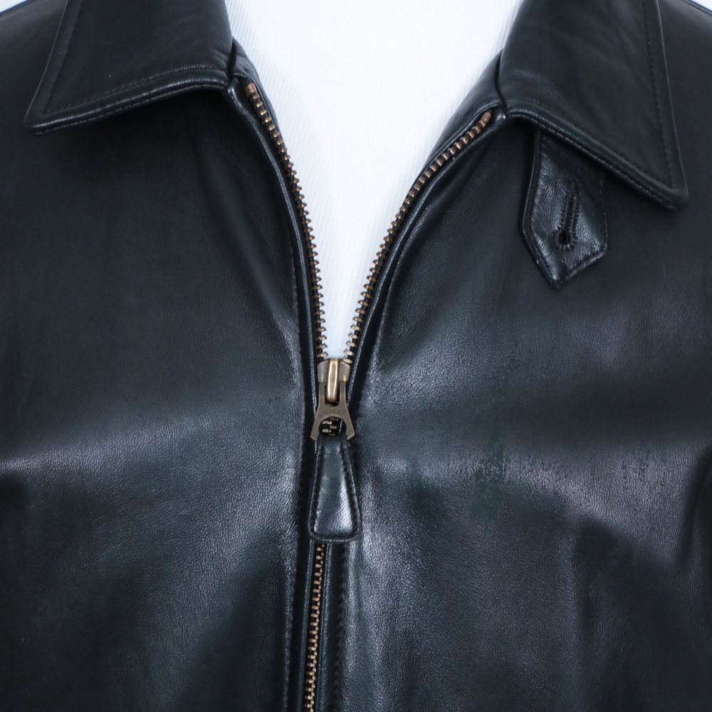 Polo Ralph Lauren Men's Black Leather Jacket