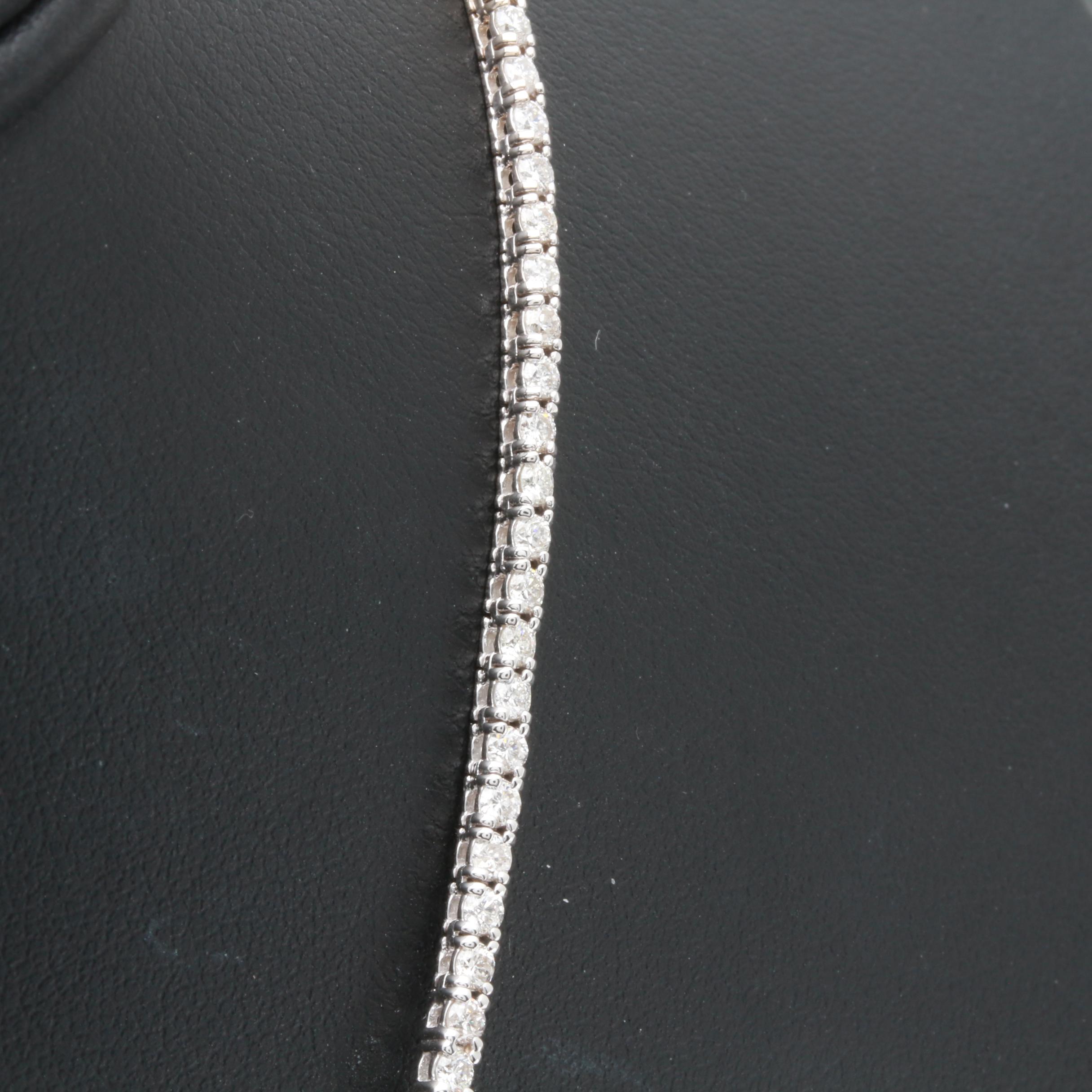 14K and 18K White Gold 20.99 CT Kunzite and 4.00 CTW Diamond Pendant Necklace