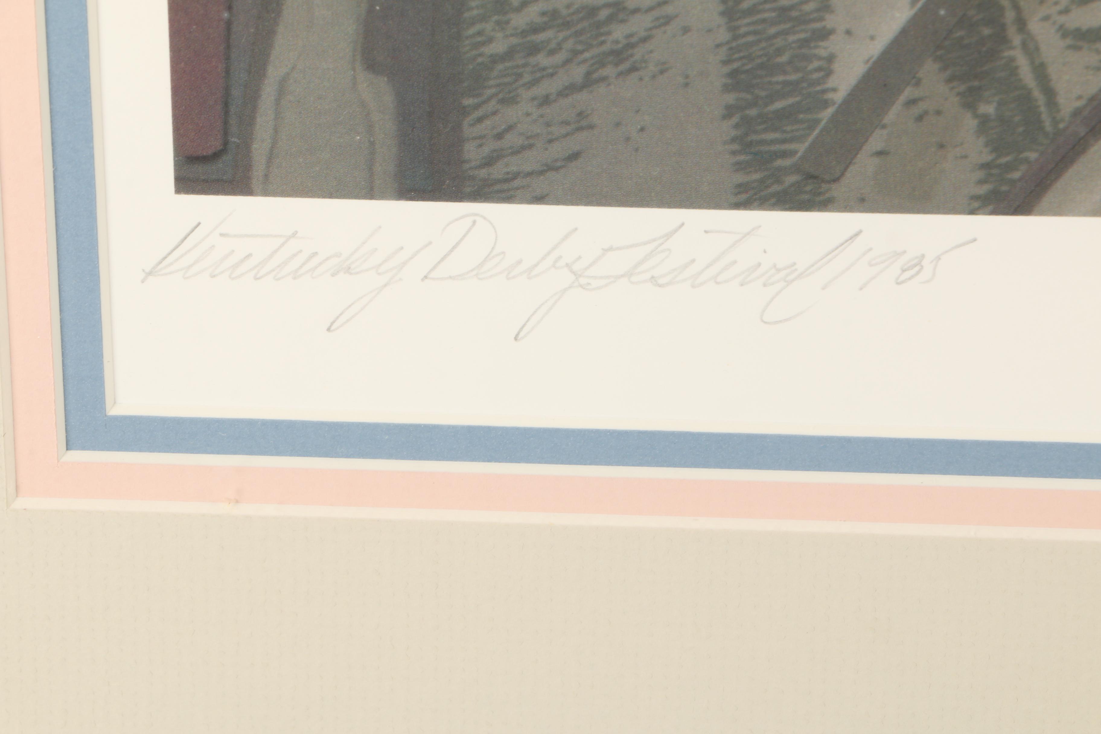 Sonny Whittle Limited Edition Offset Lithograph "Kentucky Derby Festival 1985"