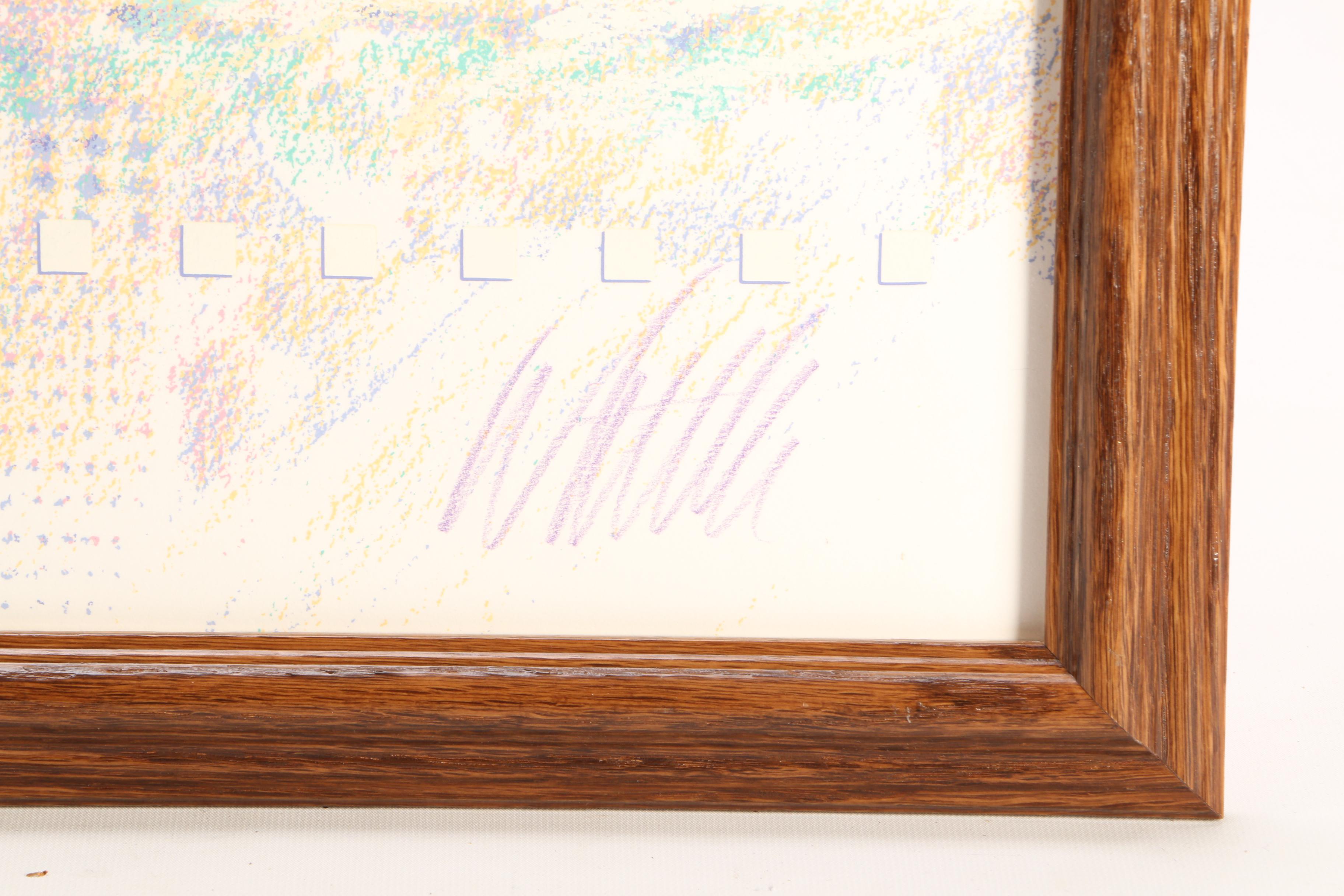 Limited Edition Serigraph Poster for 1990 Kentucy Derby Festival