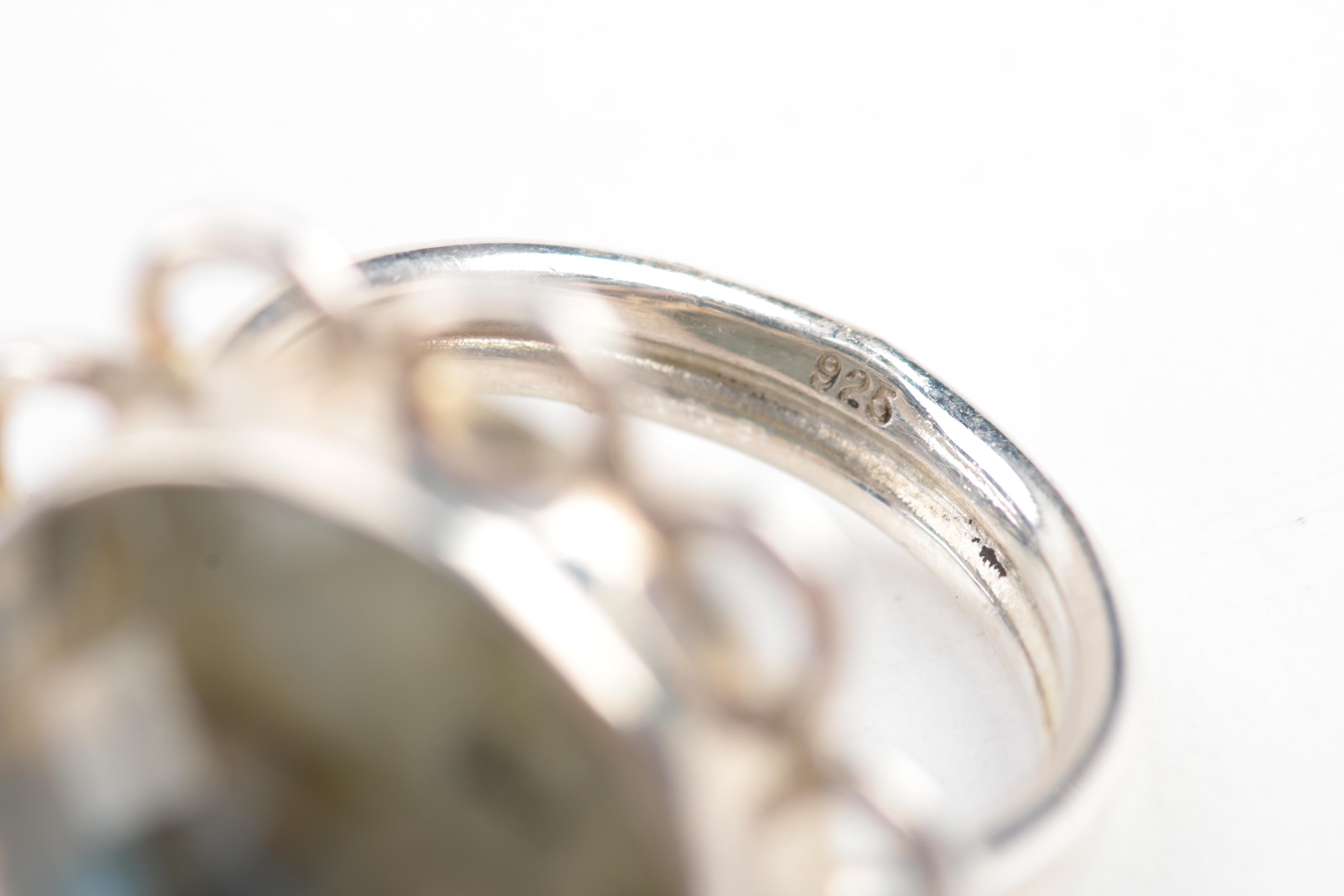 Sterling Silver Tourmaline, Praseolite and Labradorite Rings