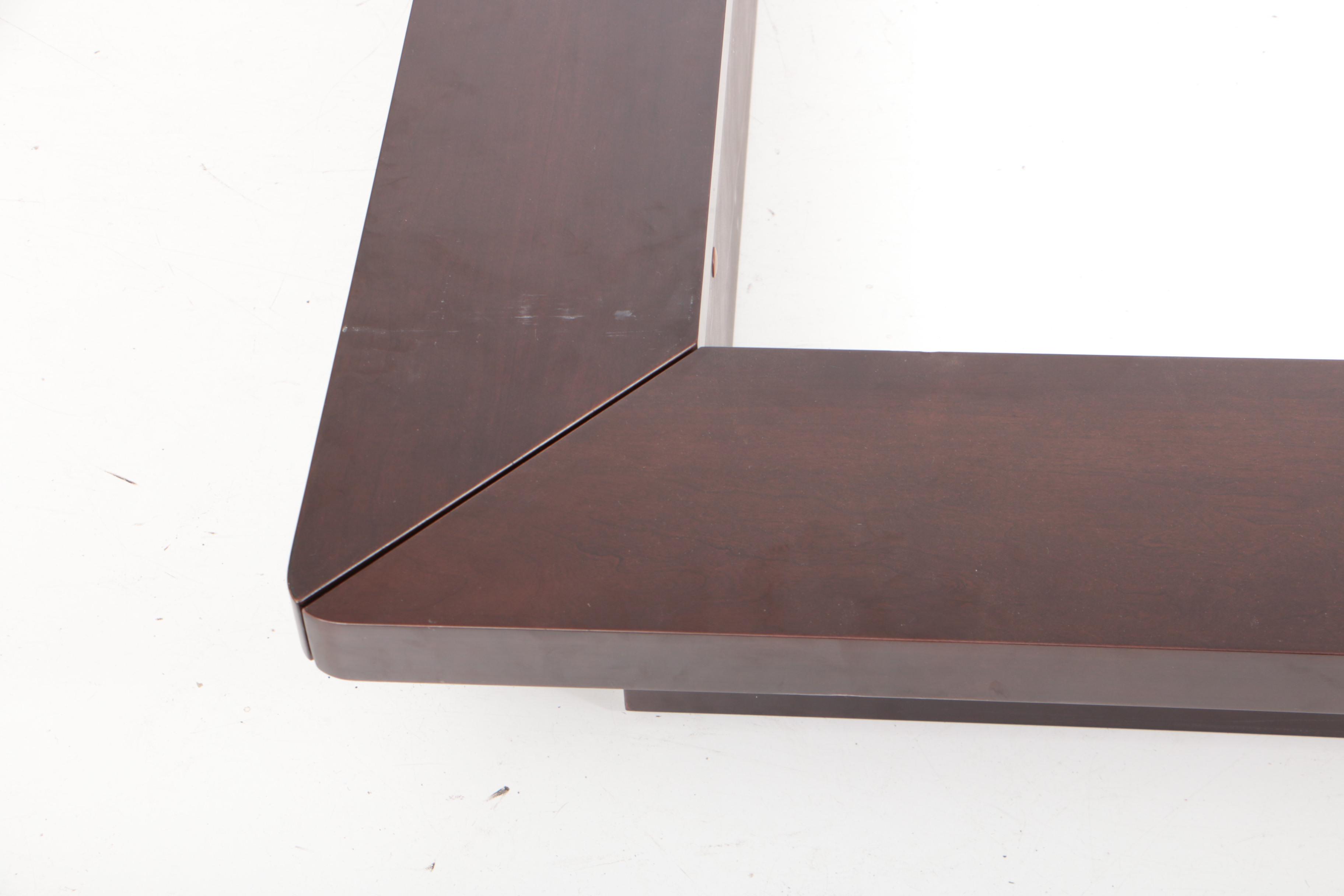 GSi King Size Platform Bed Frame with Two Nightstands