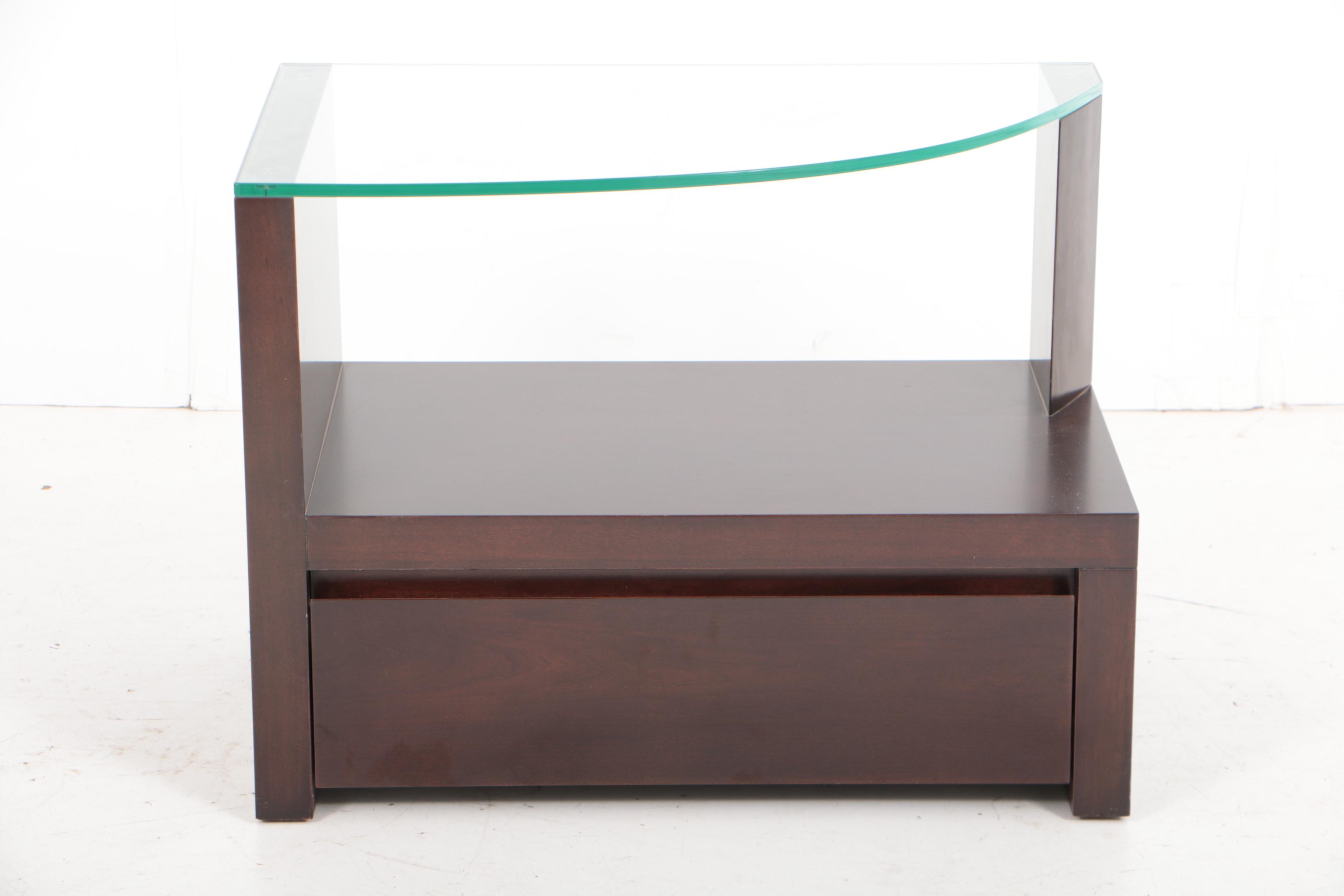 GSi King Size Platform Bed Frame with Two Nightstands