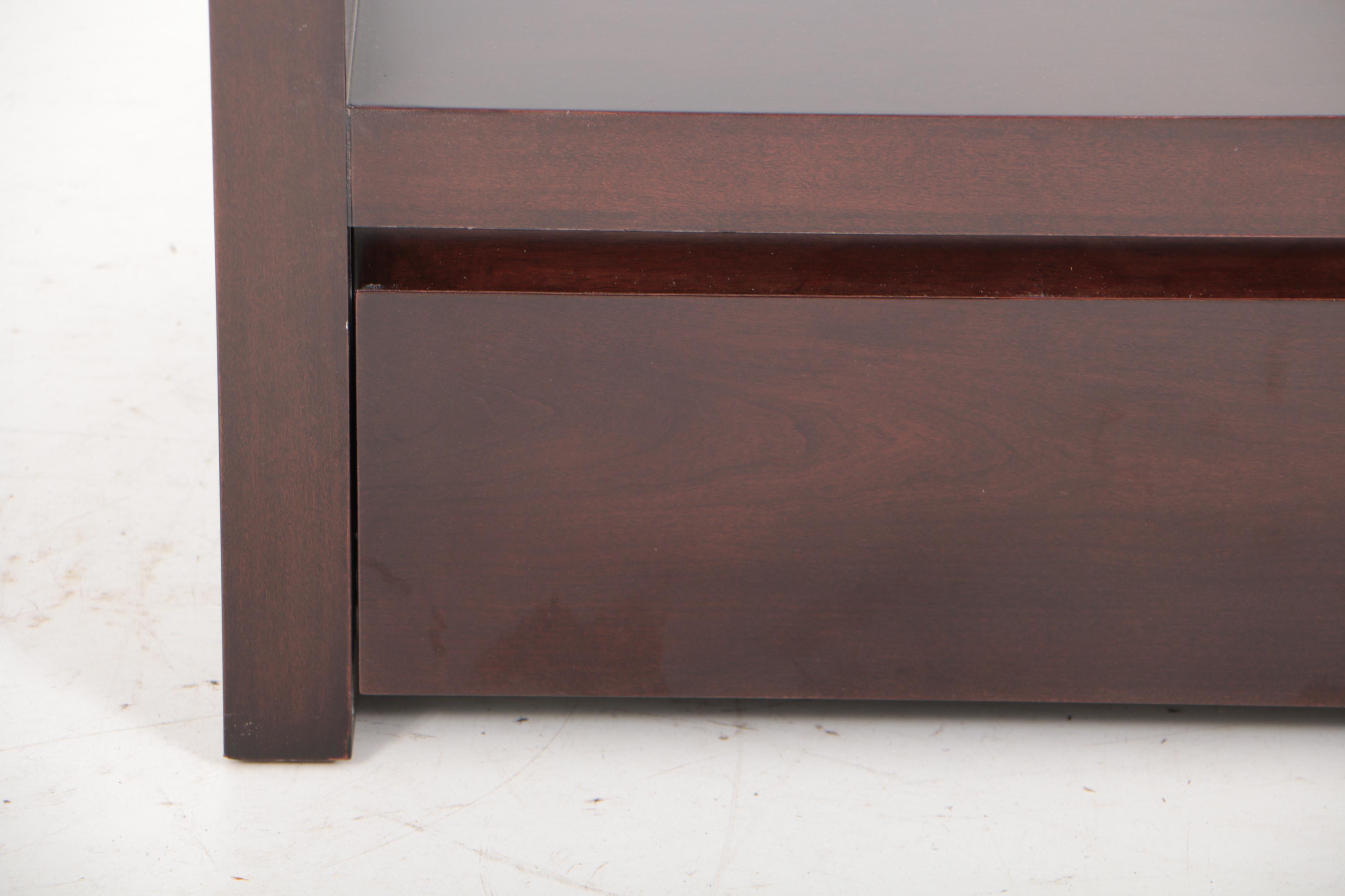 GSi King Size Platform Bed Frame with Two Nightstands