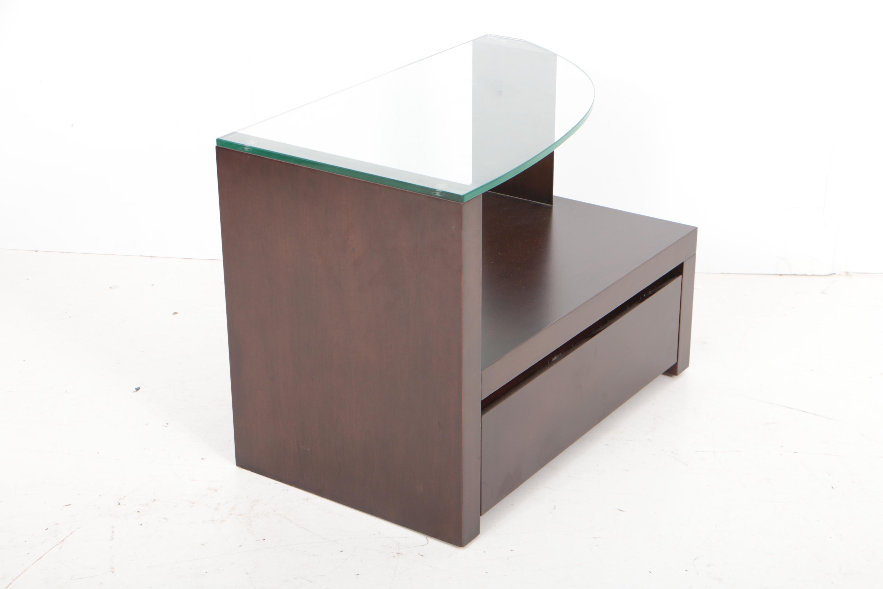 GSi King Size Platform Bed Frame with Two Nightstands