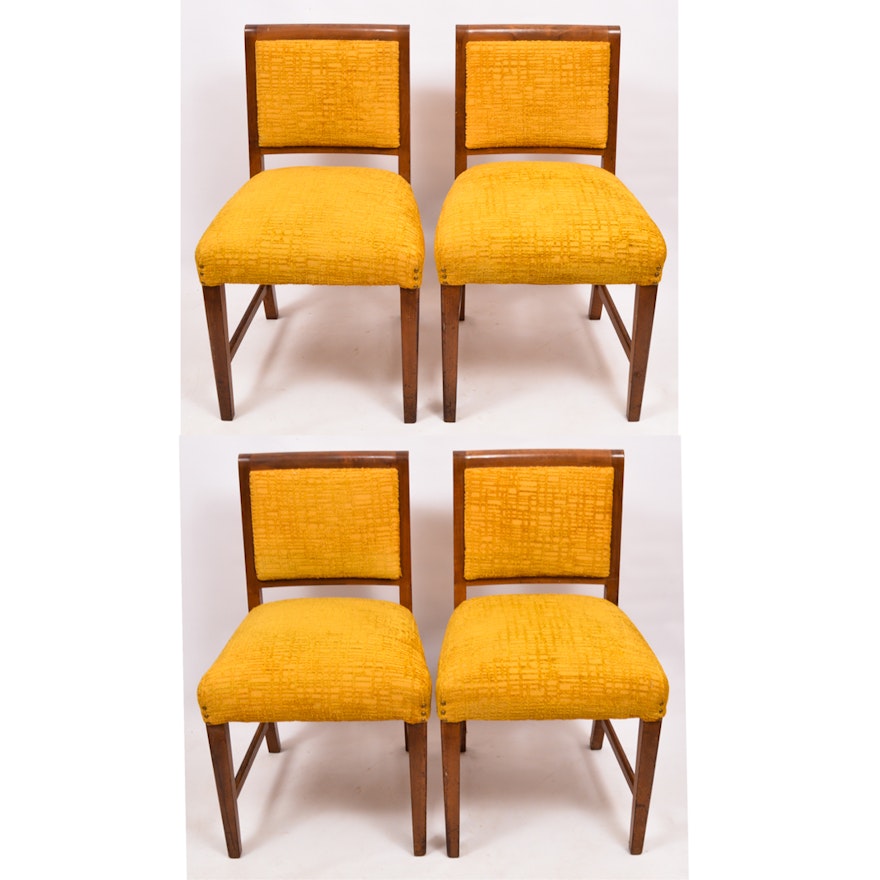Mid Century Modern Custom Upholstered Dining Chairs