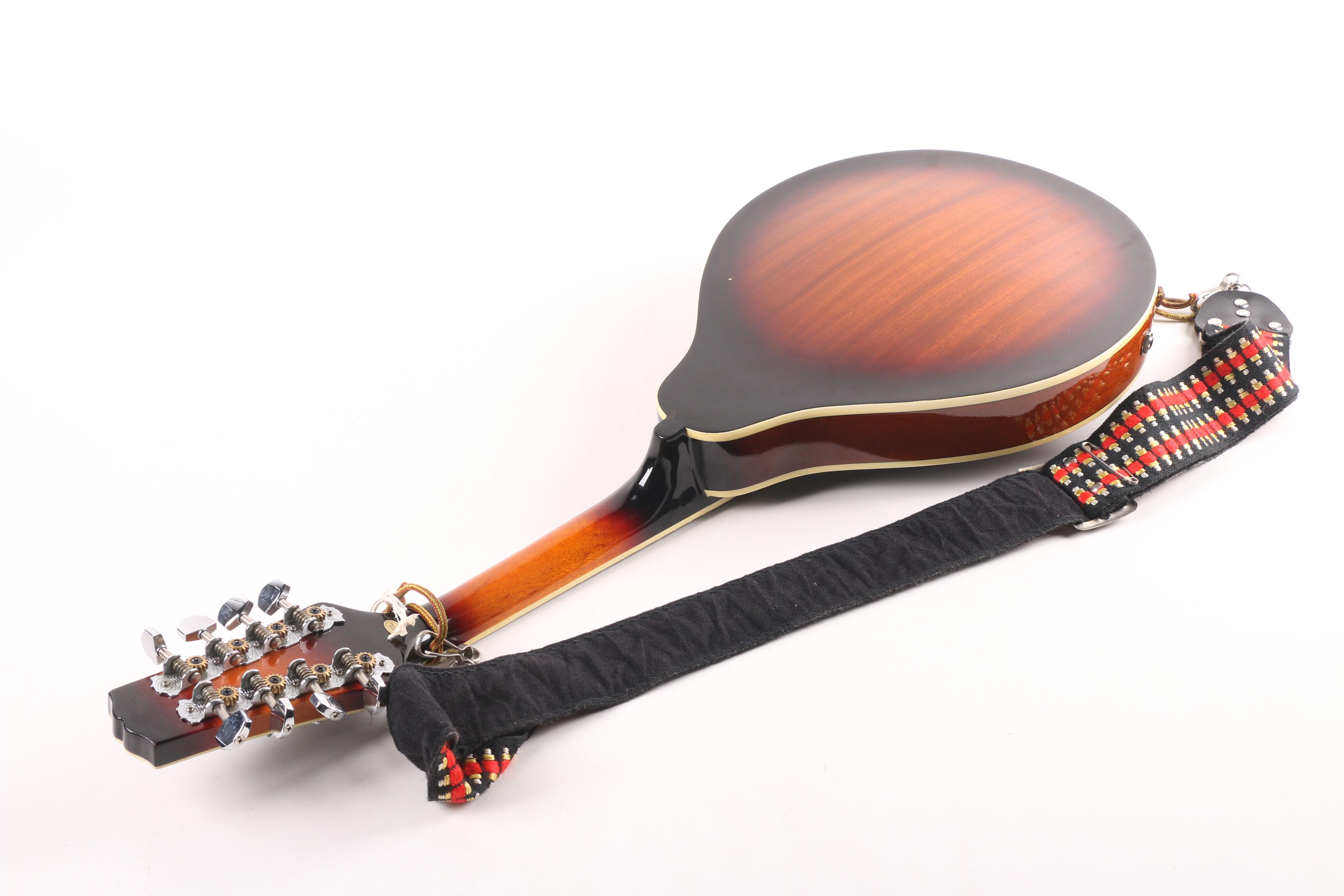 Galveston Electric/Acoustic Mandolin in Case