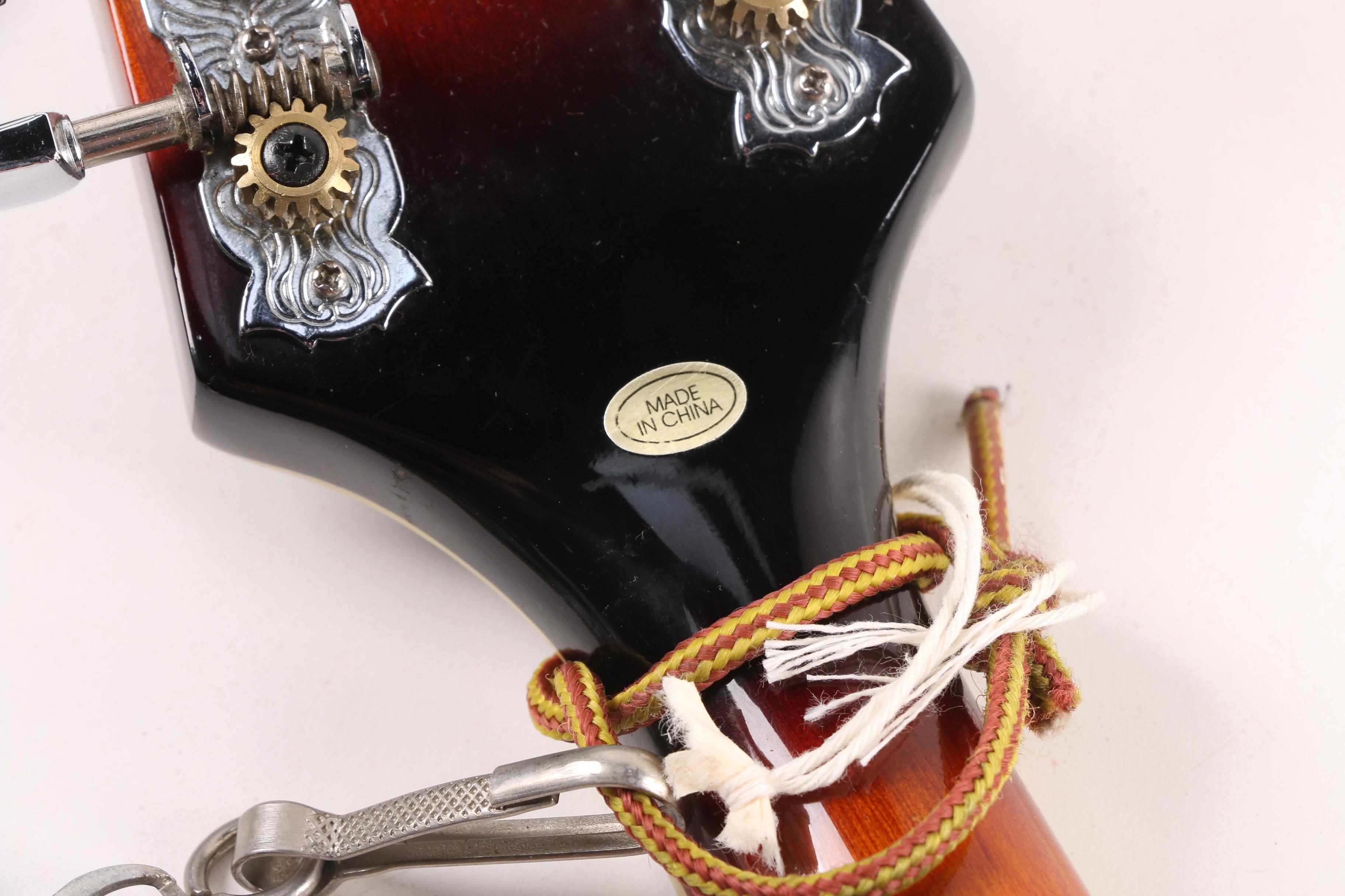 Galveston Electric/Acoustic Mandolin in Case