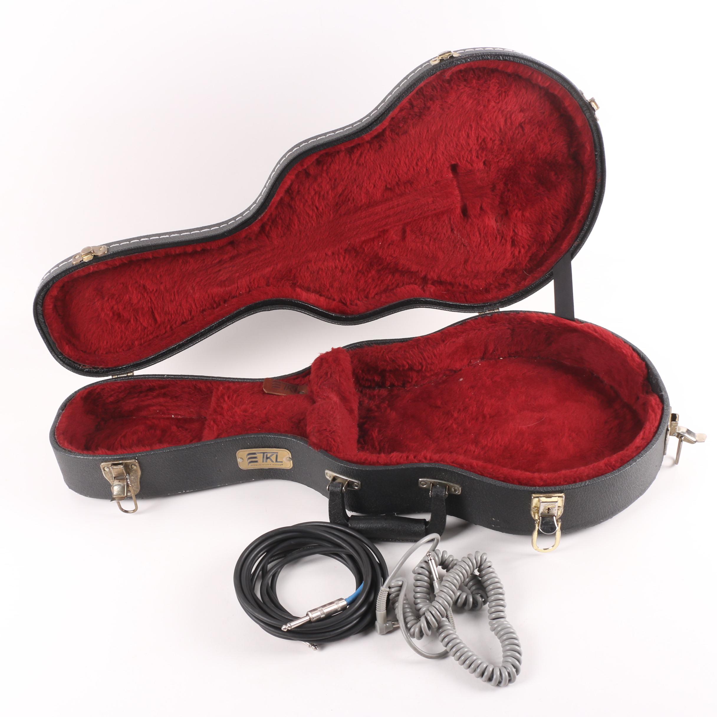 Galveston Electric/Acoustic Mandolin in Case