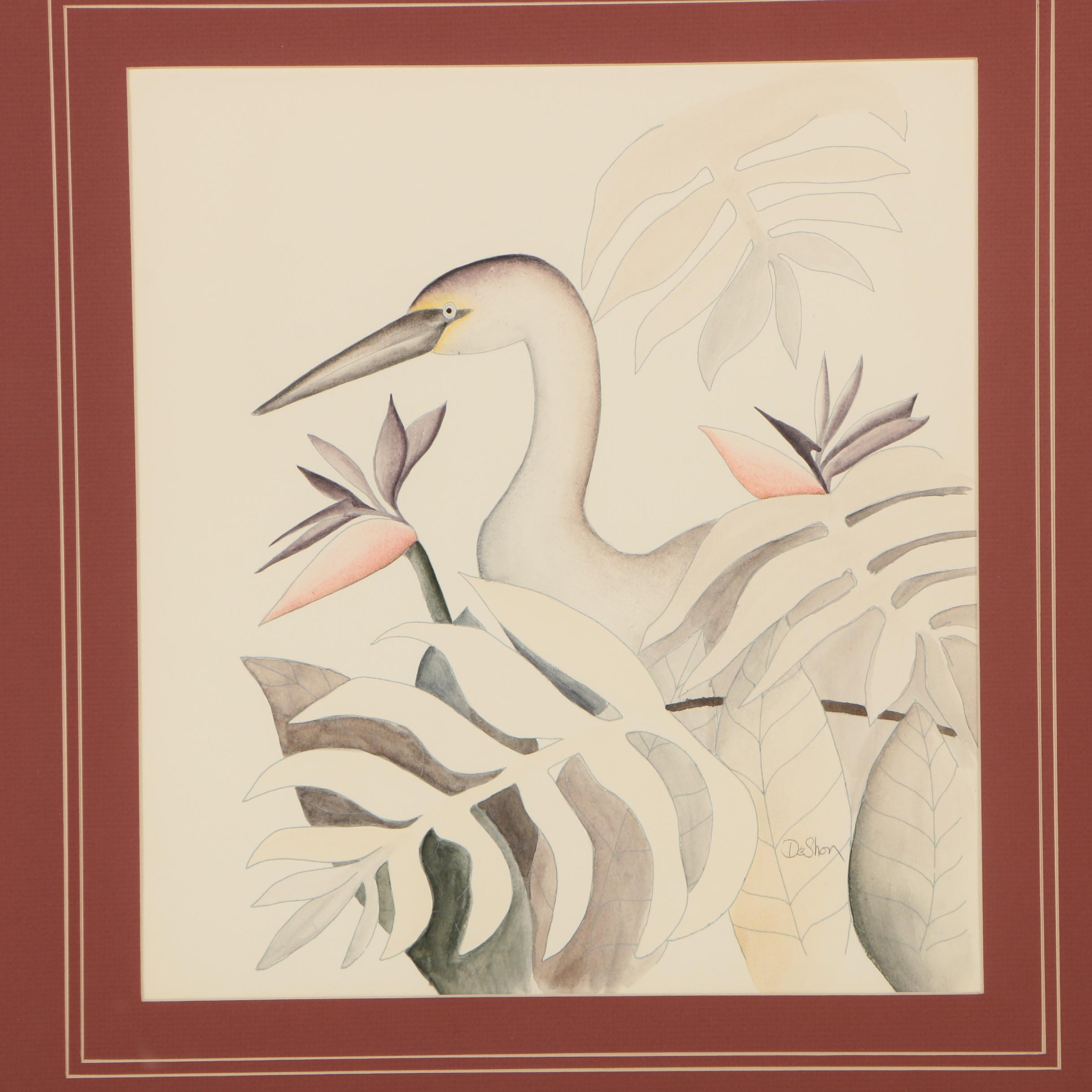 Earlene DeShon Douglas Watercolor Painting