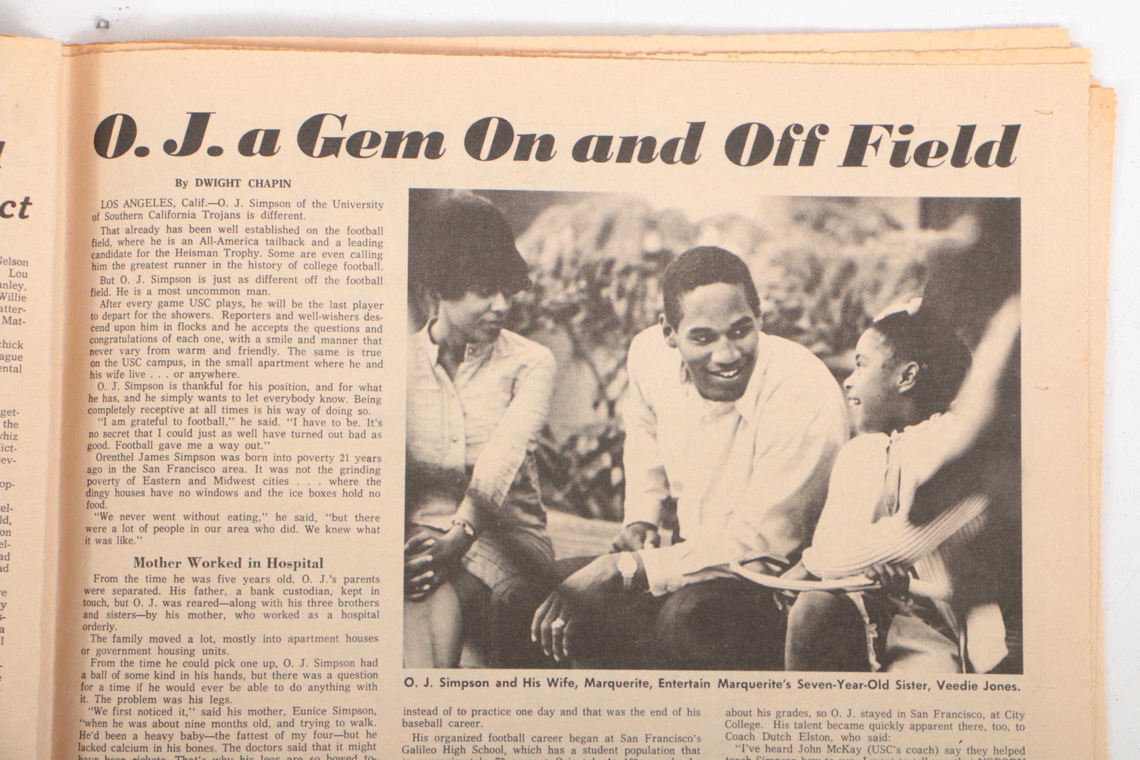 "The Sporting News" Volume 166, No. 14, October 19, 1968