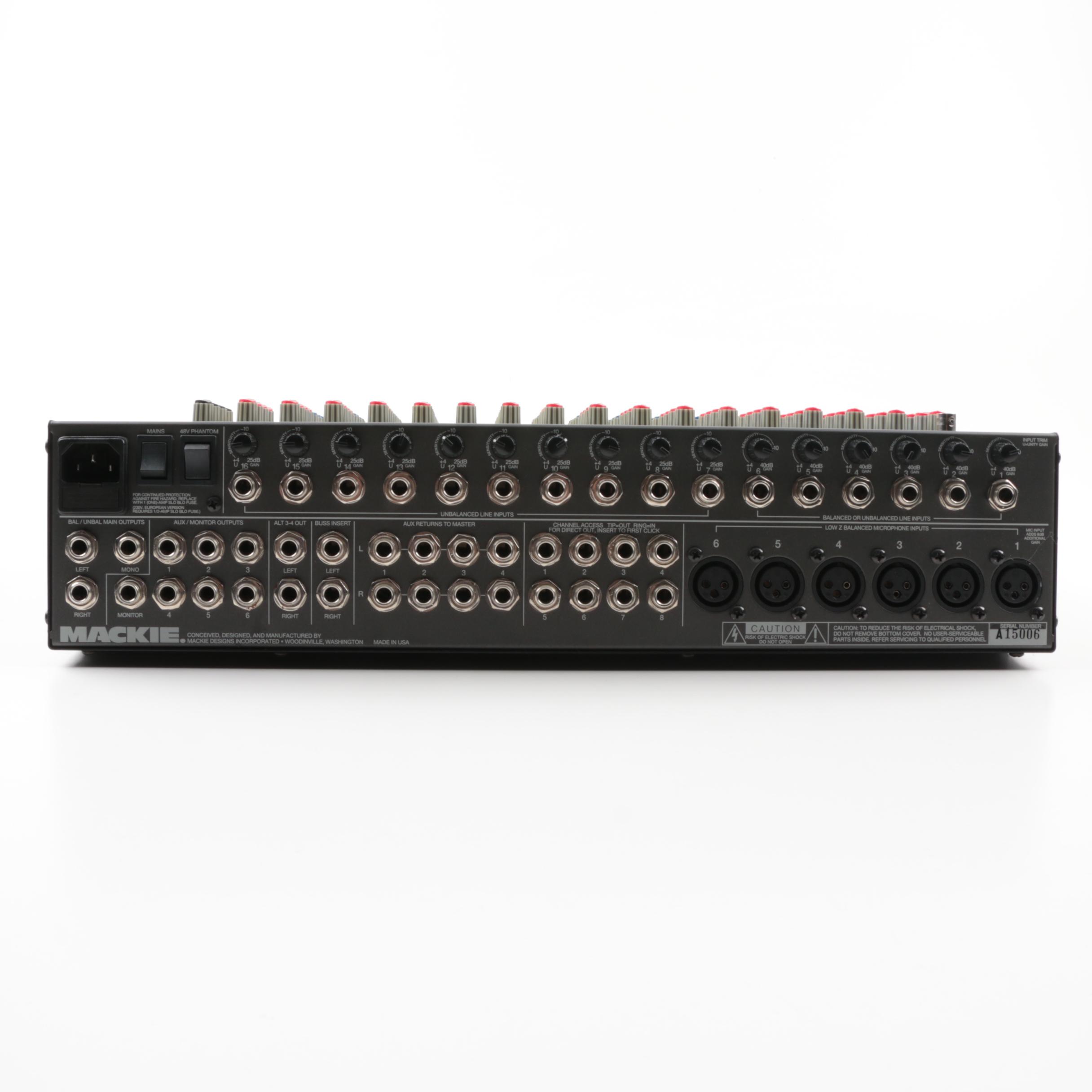 Mackie CR-1604 16 Channel Mic Line and Lexicon MPX 1 Multiple Processor