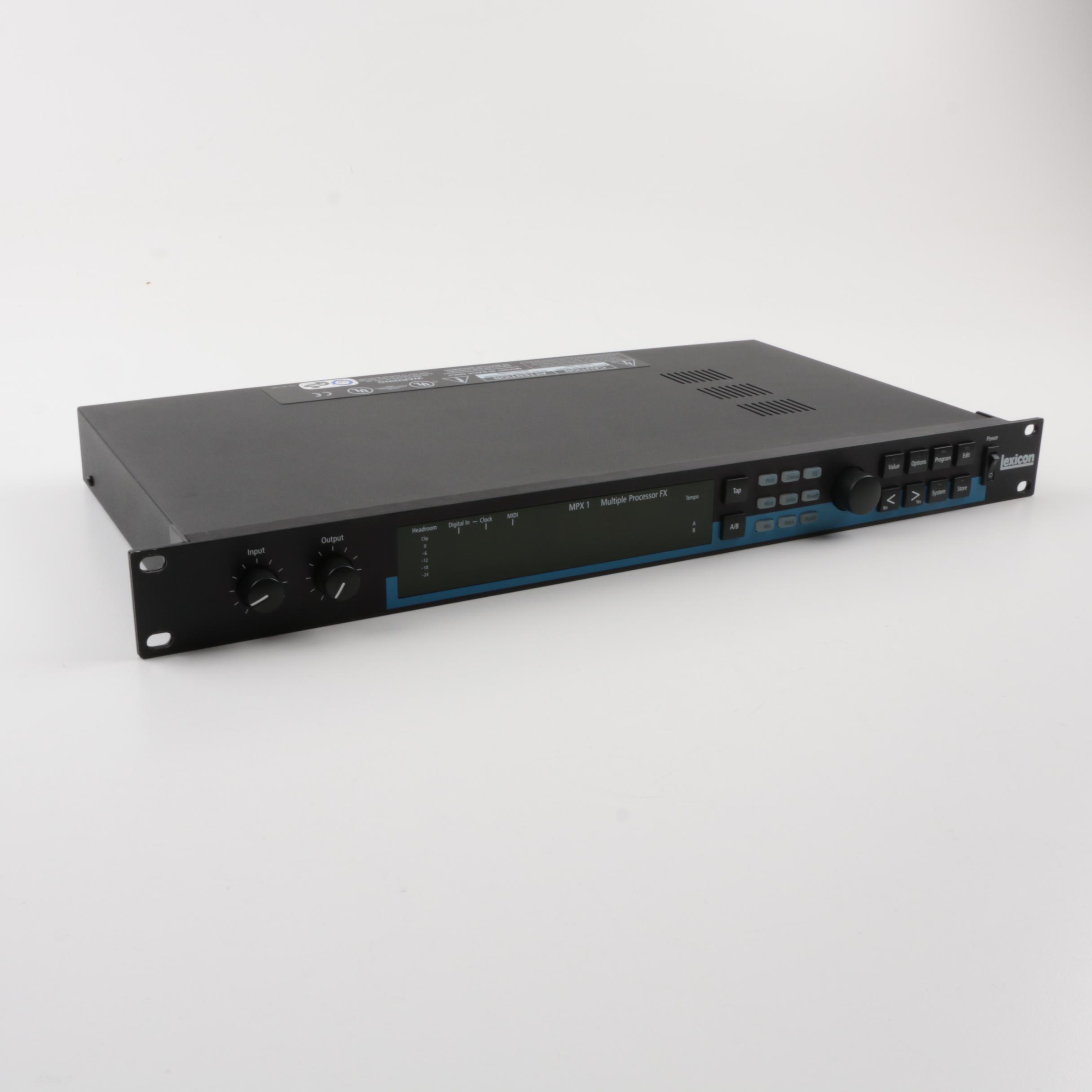 Mackie CR-1604 16 Channel Mic Line and Lexicon MPX 1 Multiple Processor