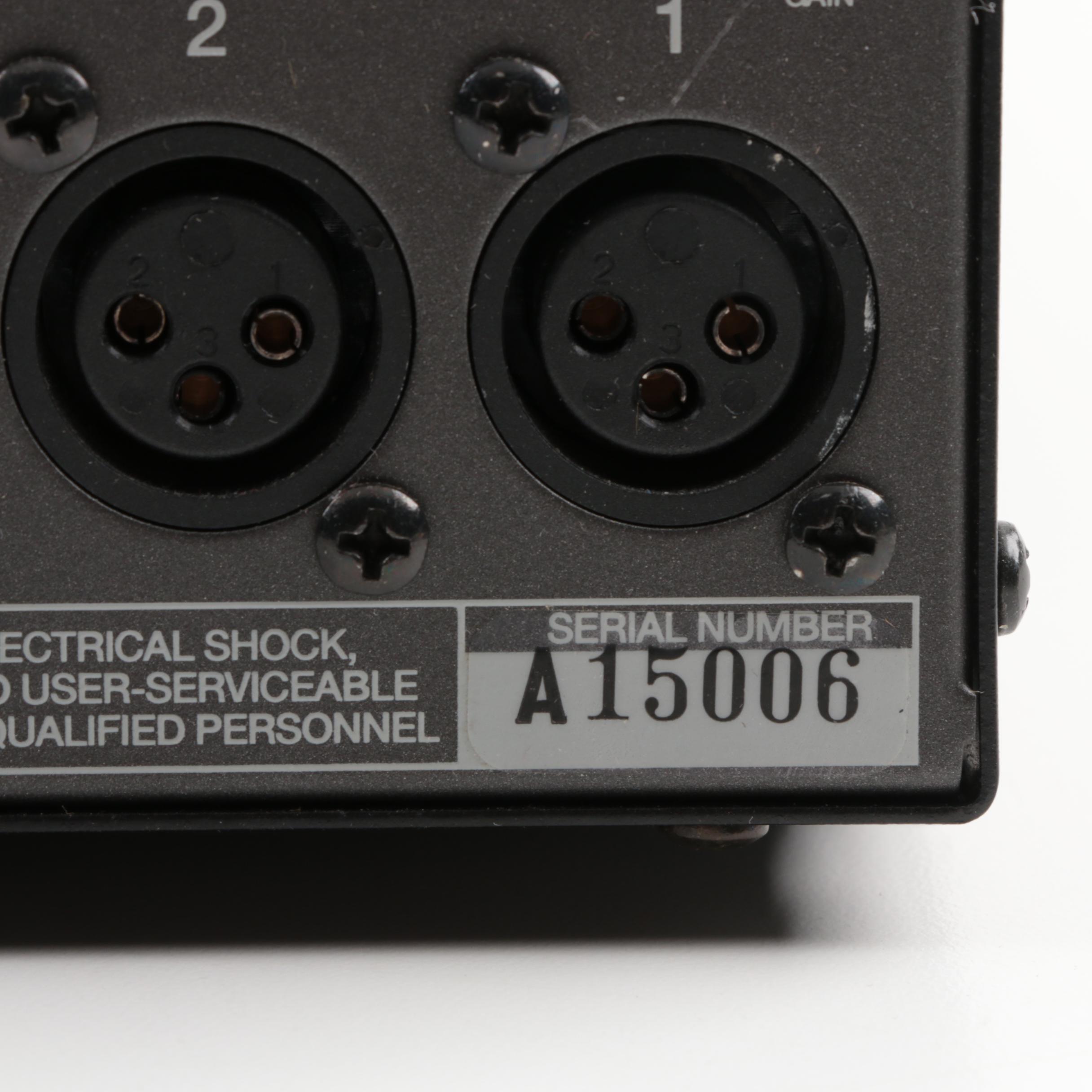 Mackie CR-1604 16 Channel Mic Line and Lexicon MPX 1 Multiple Processor