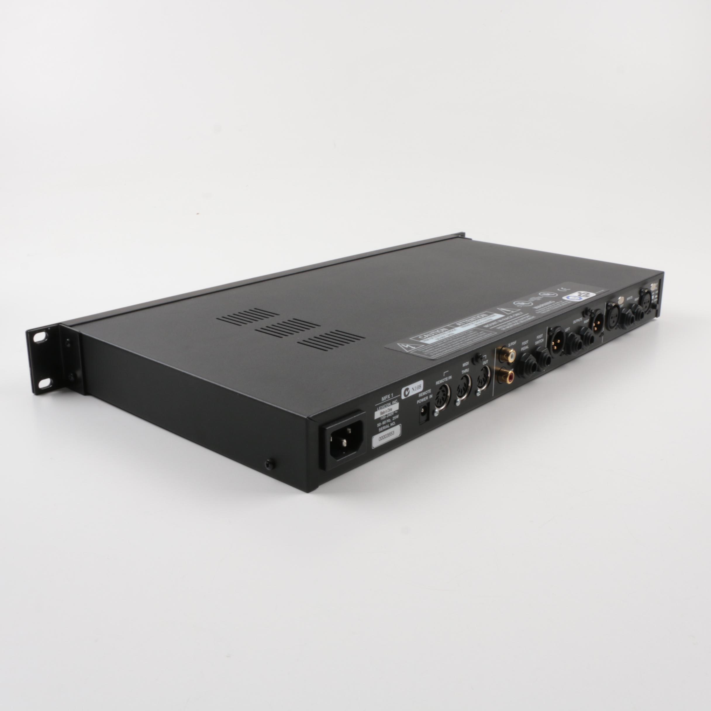 Mackie CR-1604 16 Channel Mic Line and Lexicon MPX 1 Multiple Processor