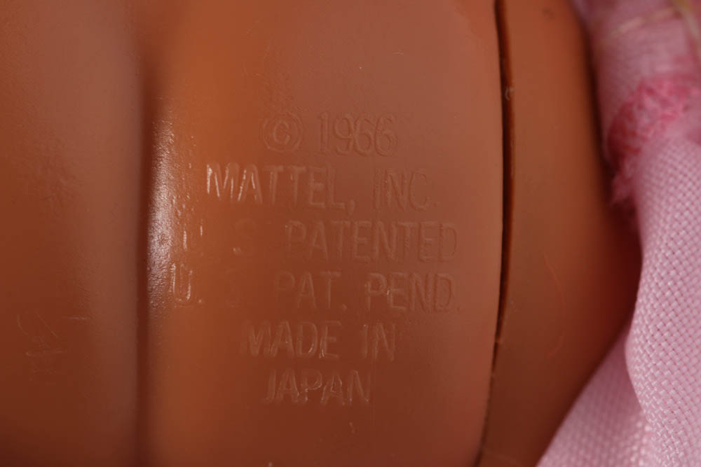 1960-70s Mattel Barbie and Friends Dolls and "Barbie & StaceySleep 'n Keep" Case