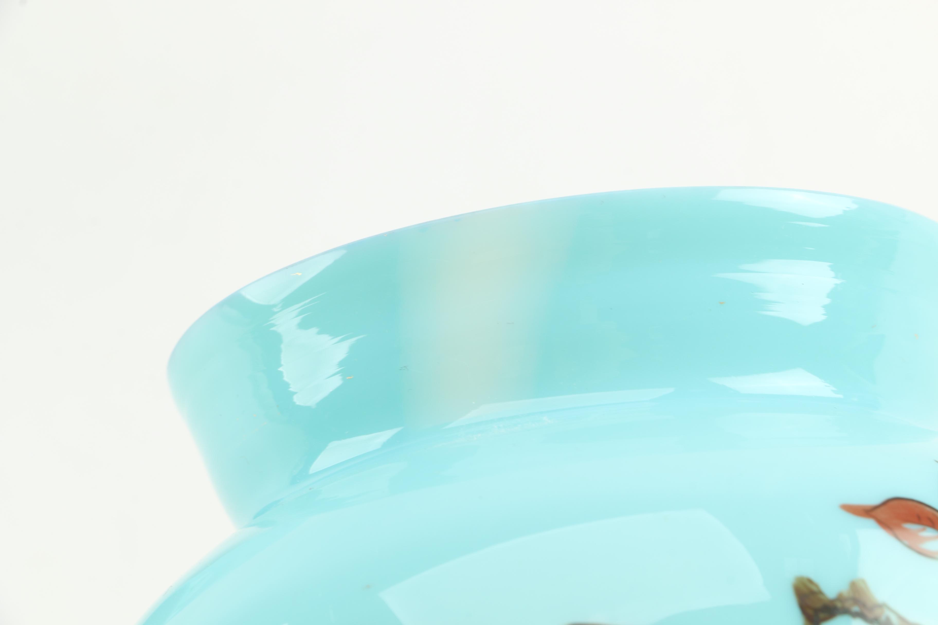 Pair of Bristol Glass Vases, Late 19th Century