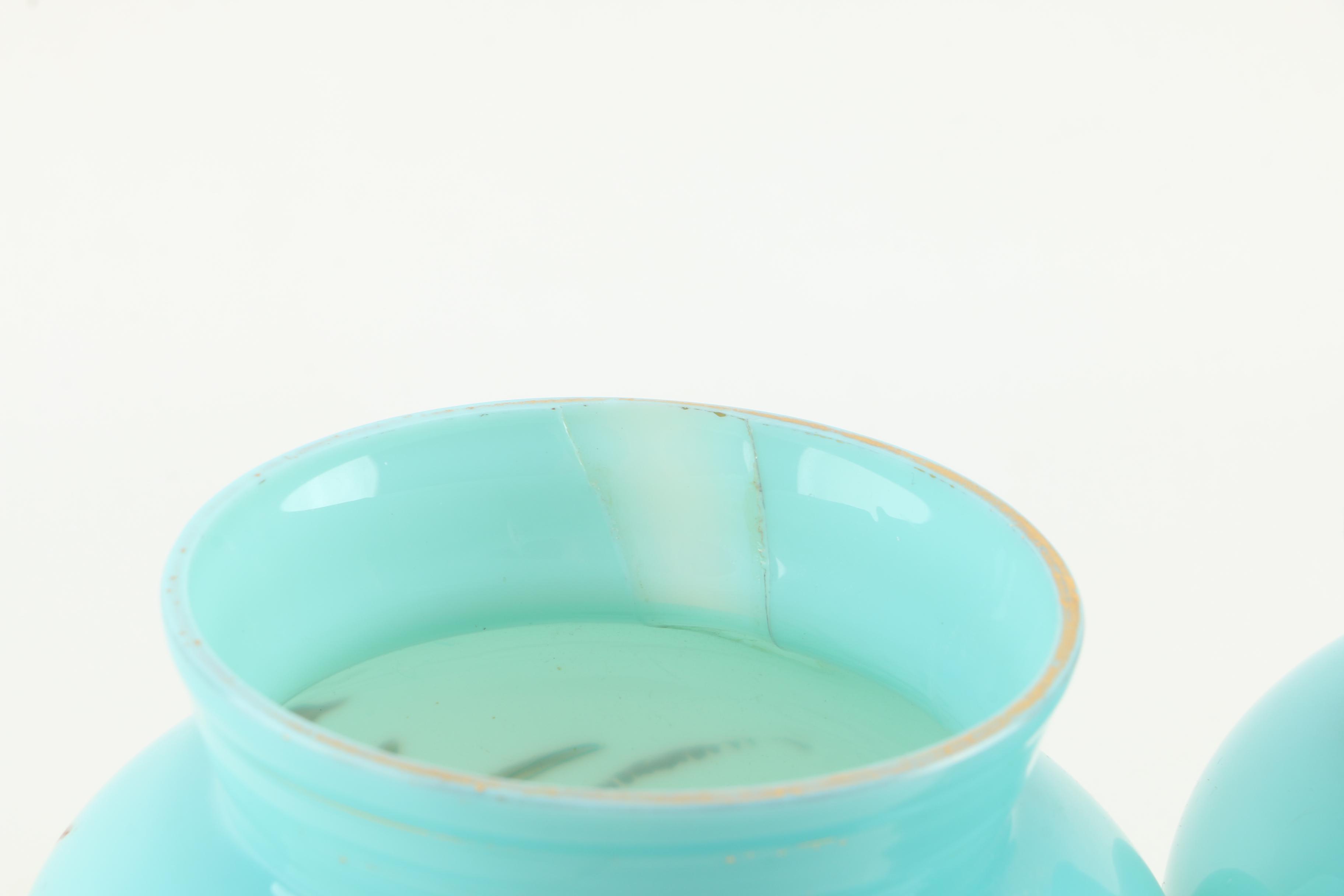 Pair of Bristol Glass Vases, Late 19th Century