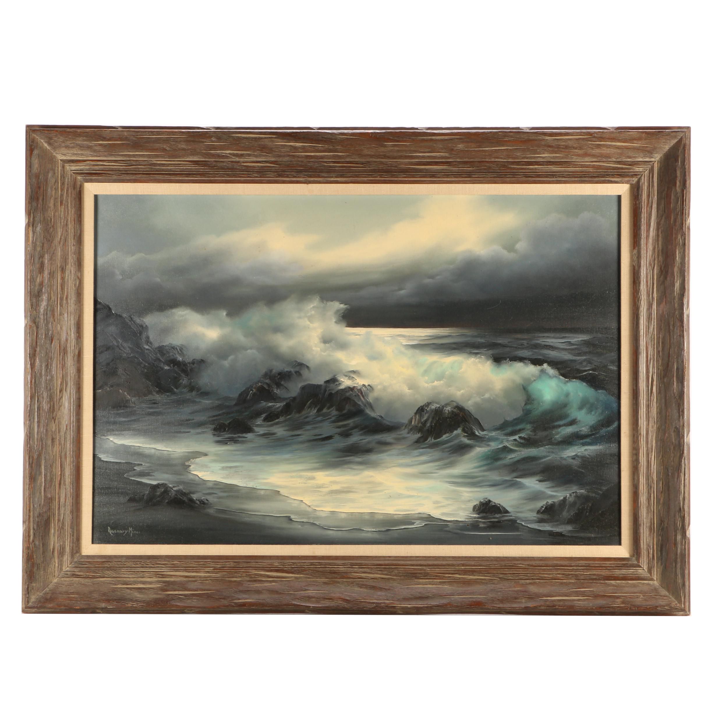 Rosemary Miner Oil Seascape Painting